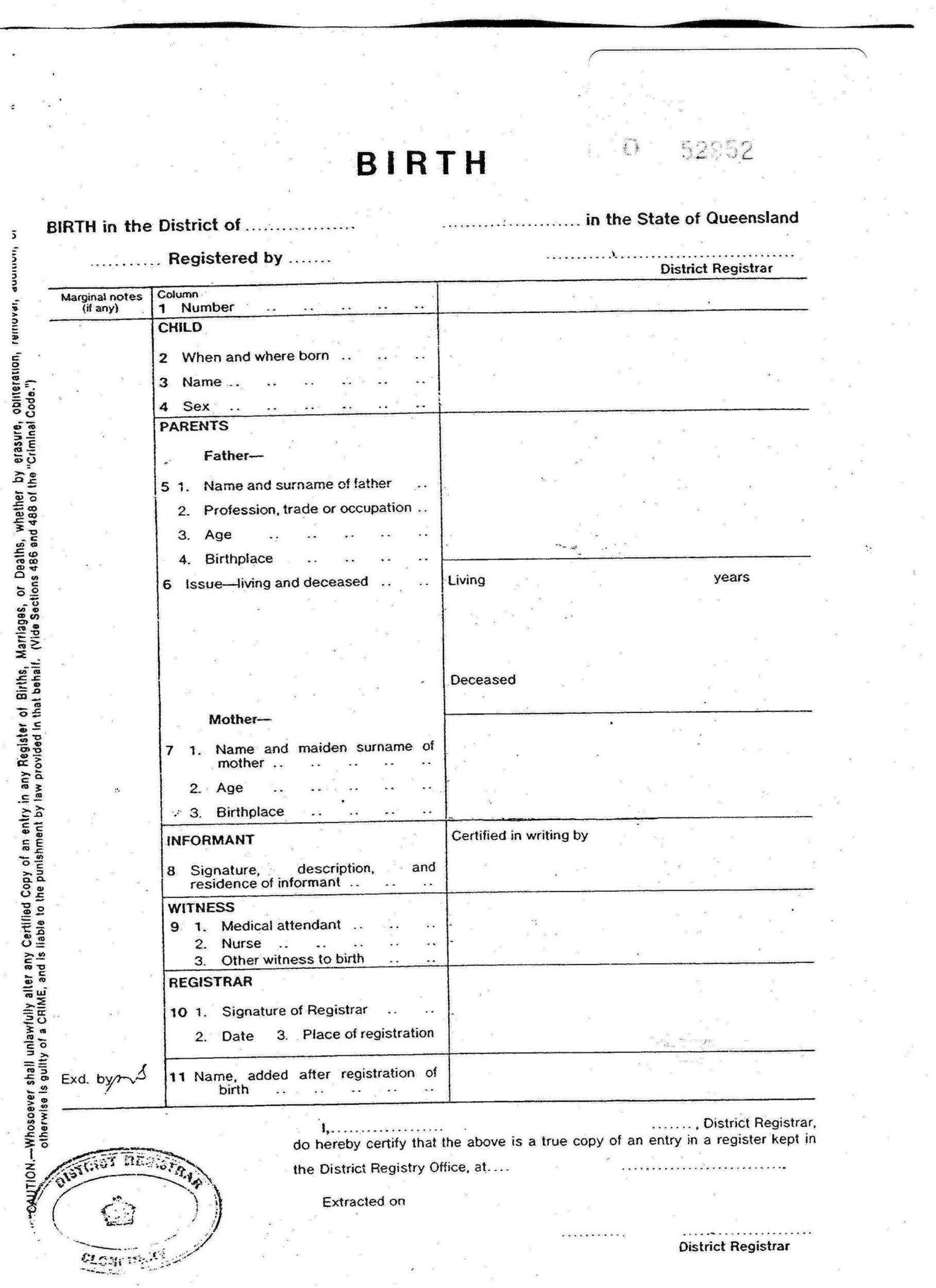 15 Birth Certificate Templates Word And Pdf Template Lab 6393