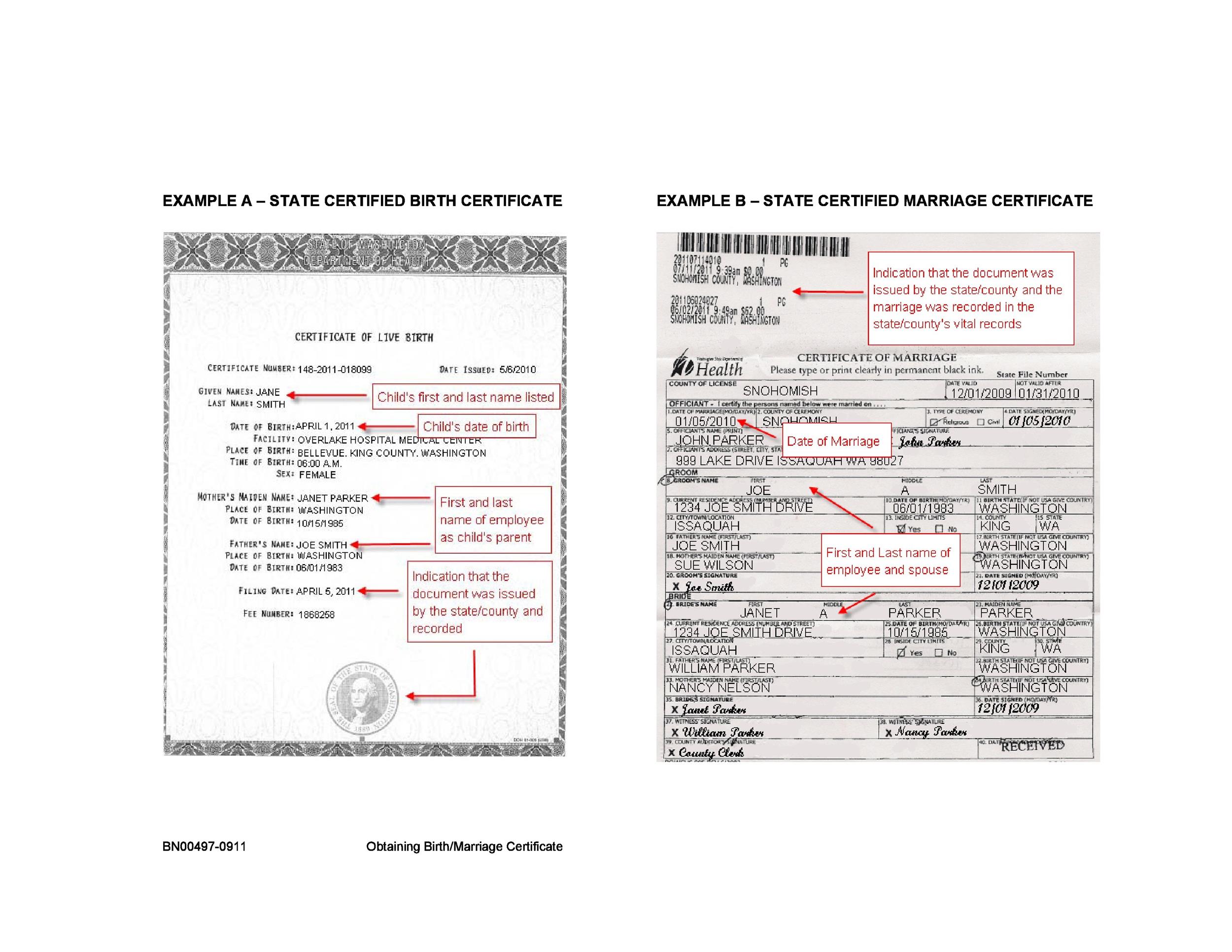 15 Birth Certificate Templates (Word PDF) Template Lab