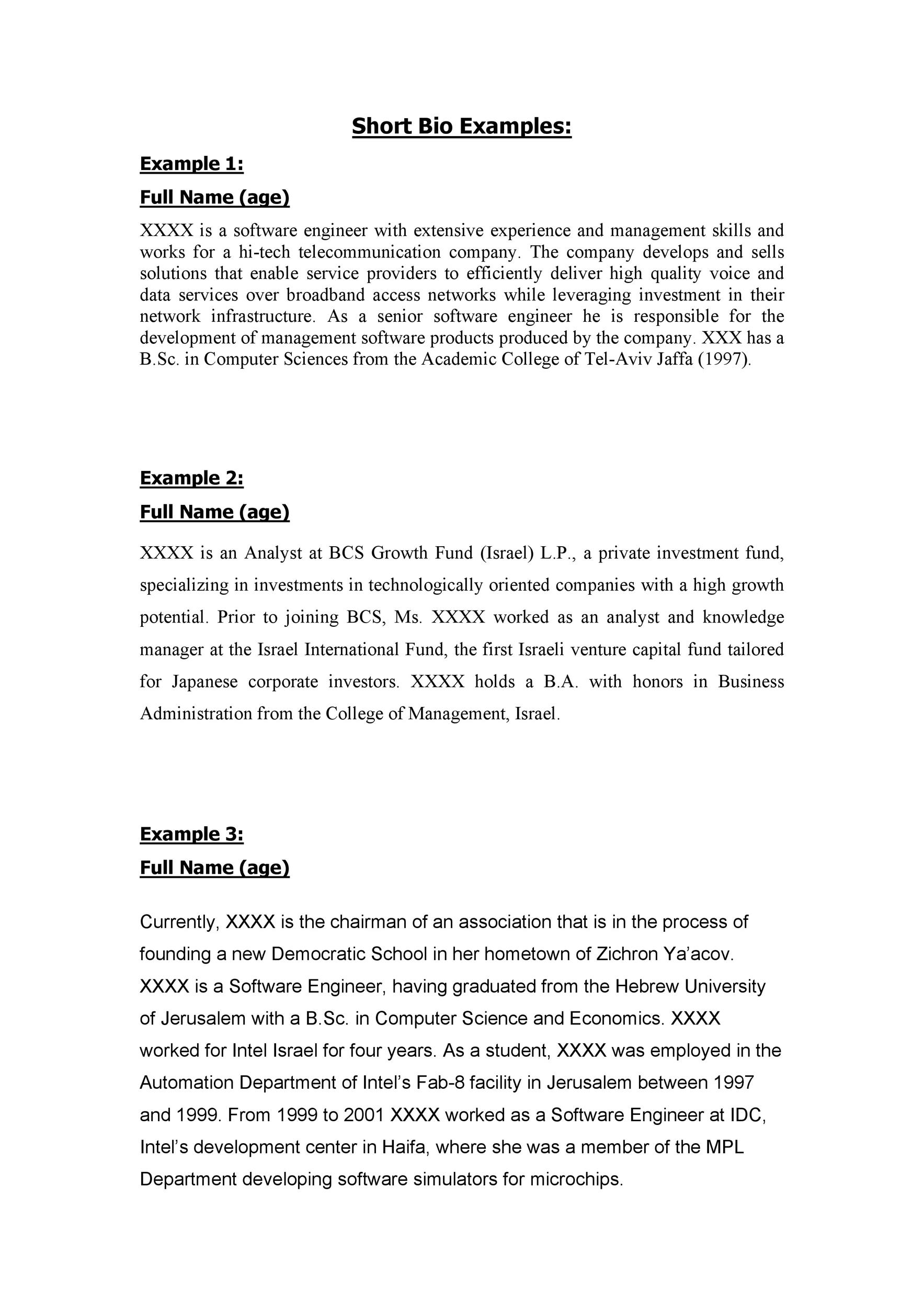 🌈 Simple biography examples for students. 7+ Biography Samples. 20190217