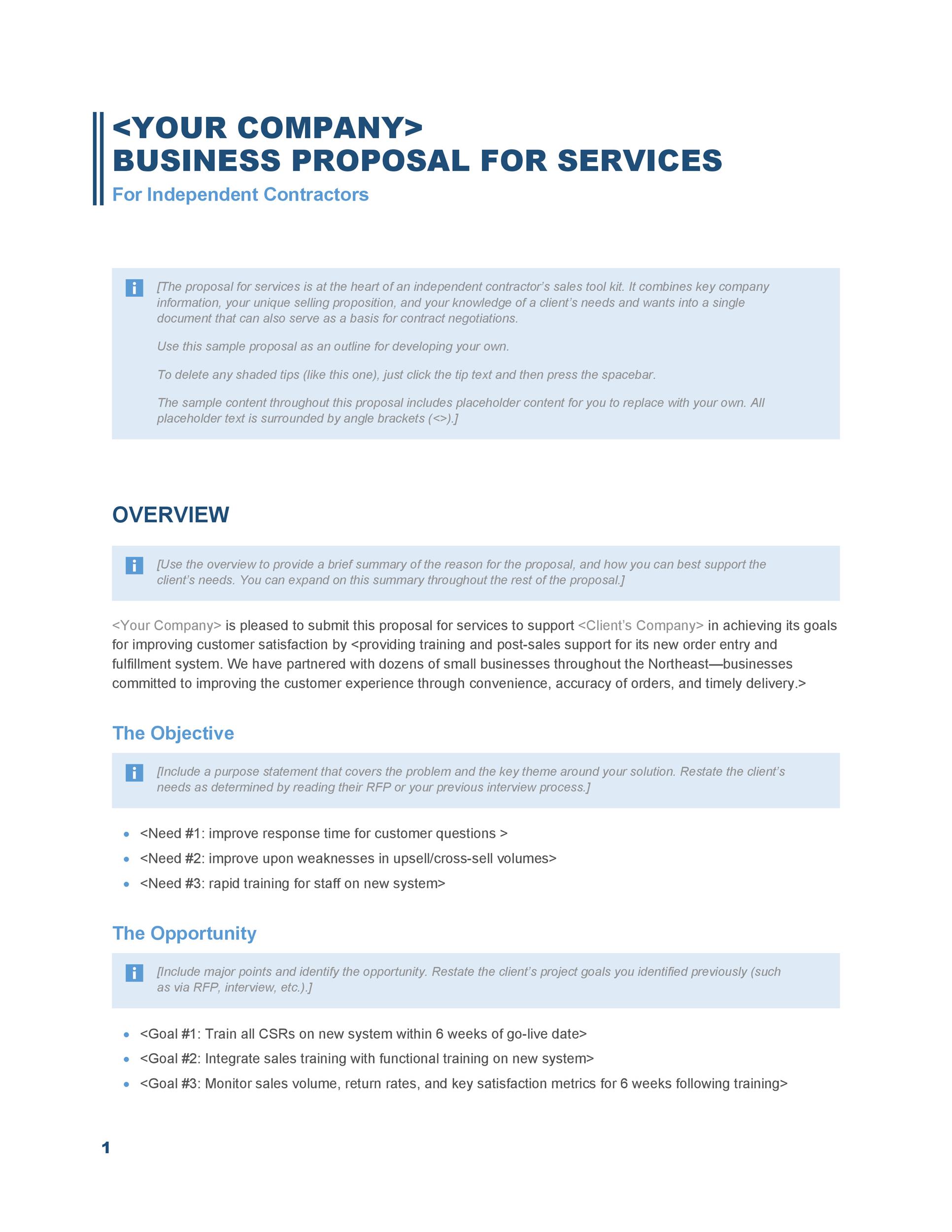 30 Business Proposal Templates And Proposal Letter Samples