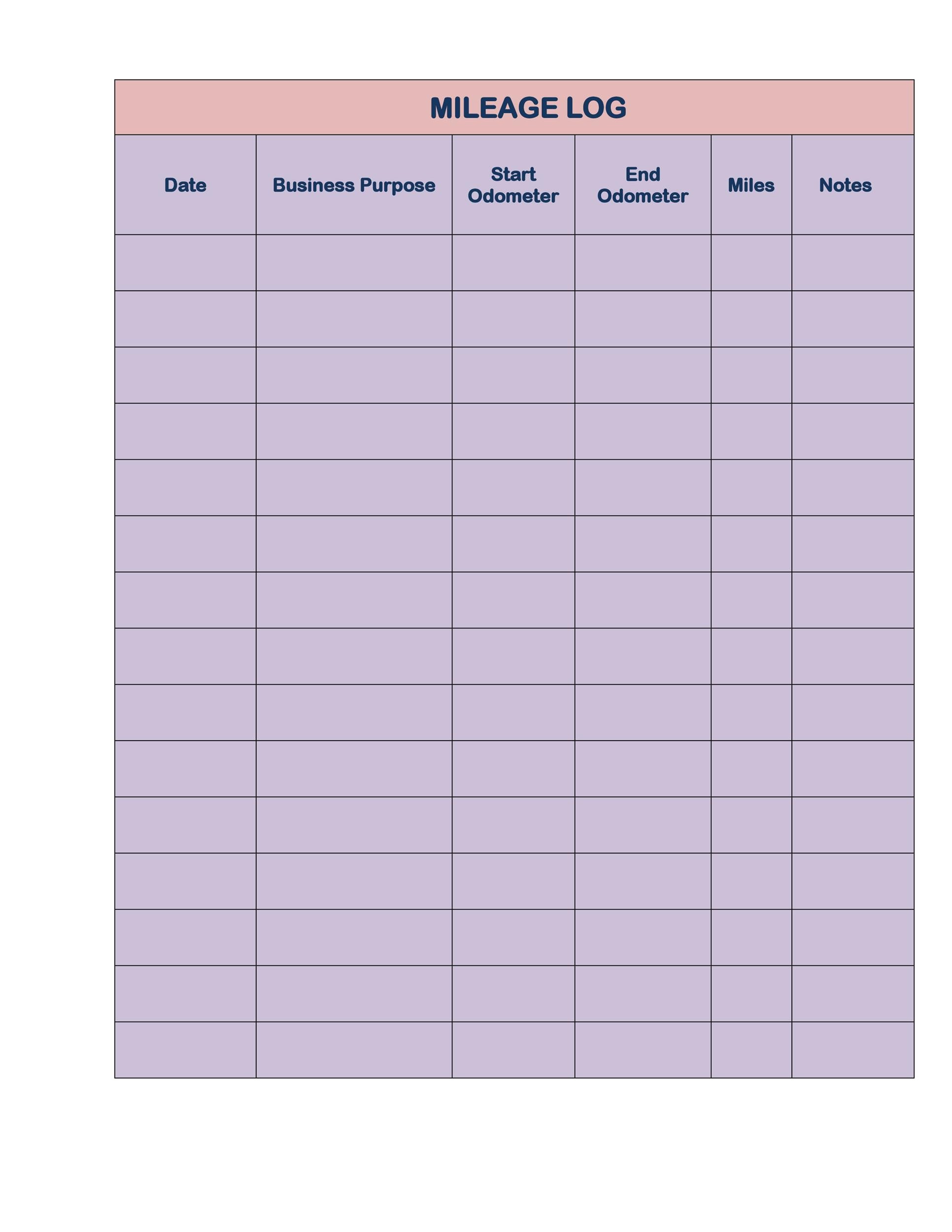 31-printable-mileage-log-templates-free-templatelab