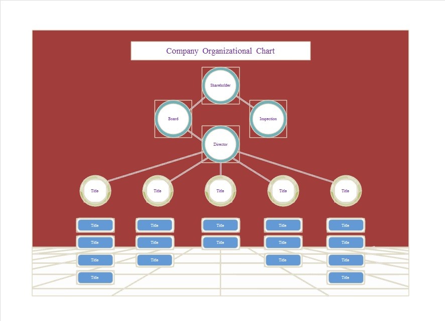 Org Chart Template Word