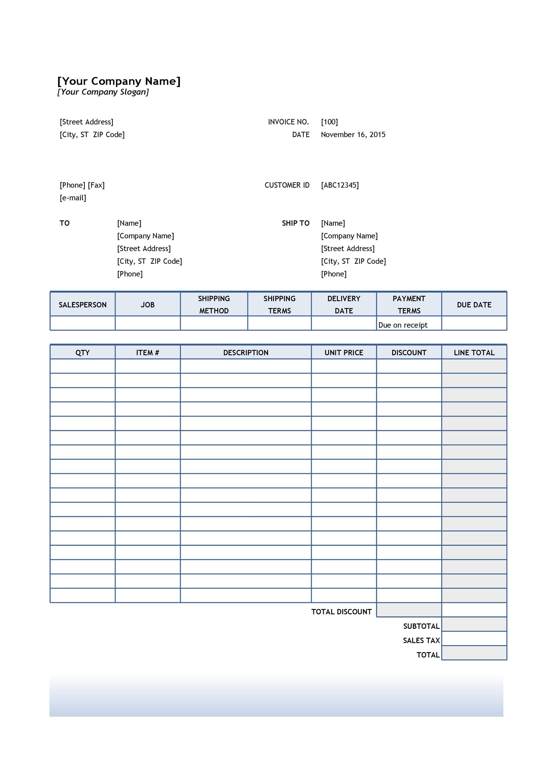 37 Free Purchase Order Templates In Word Excel