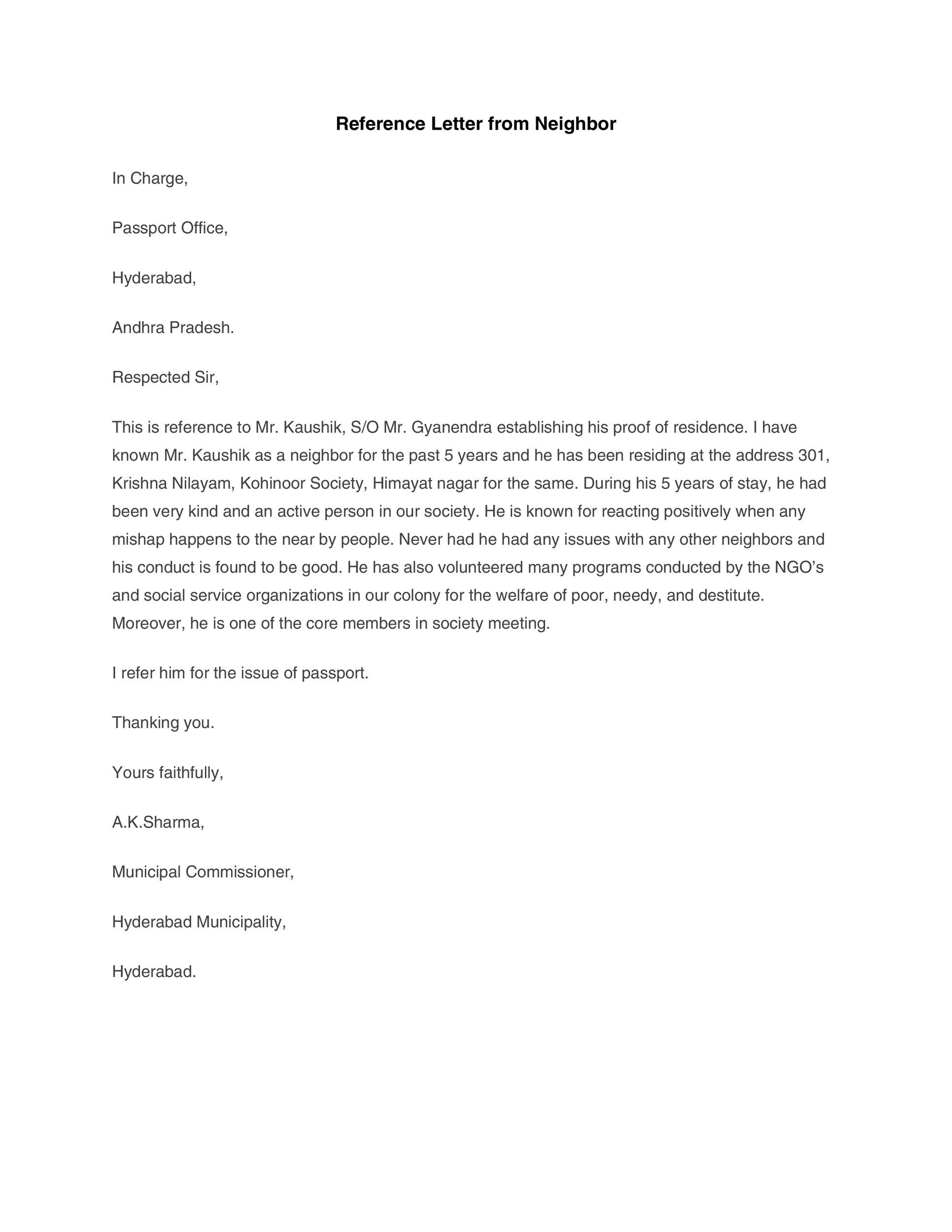 40 Awesome Personal Character Reference Letter Templates Free