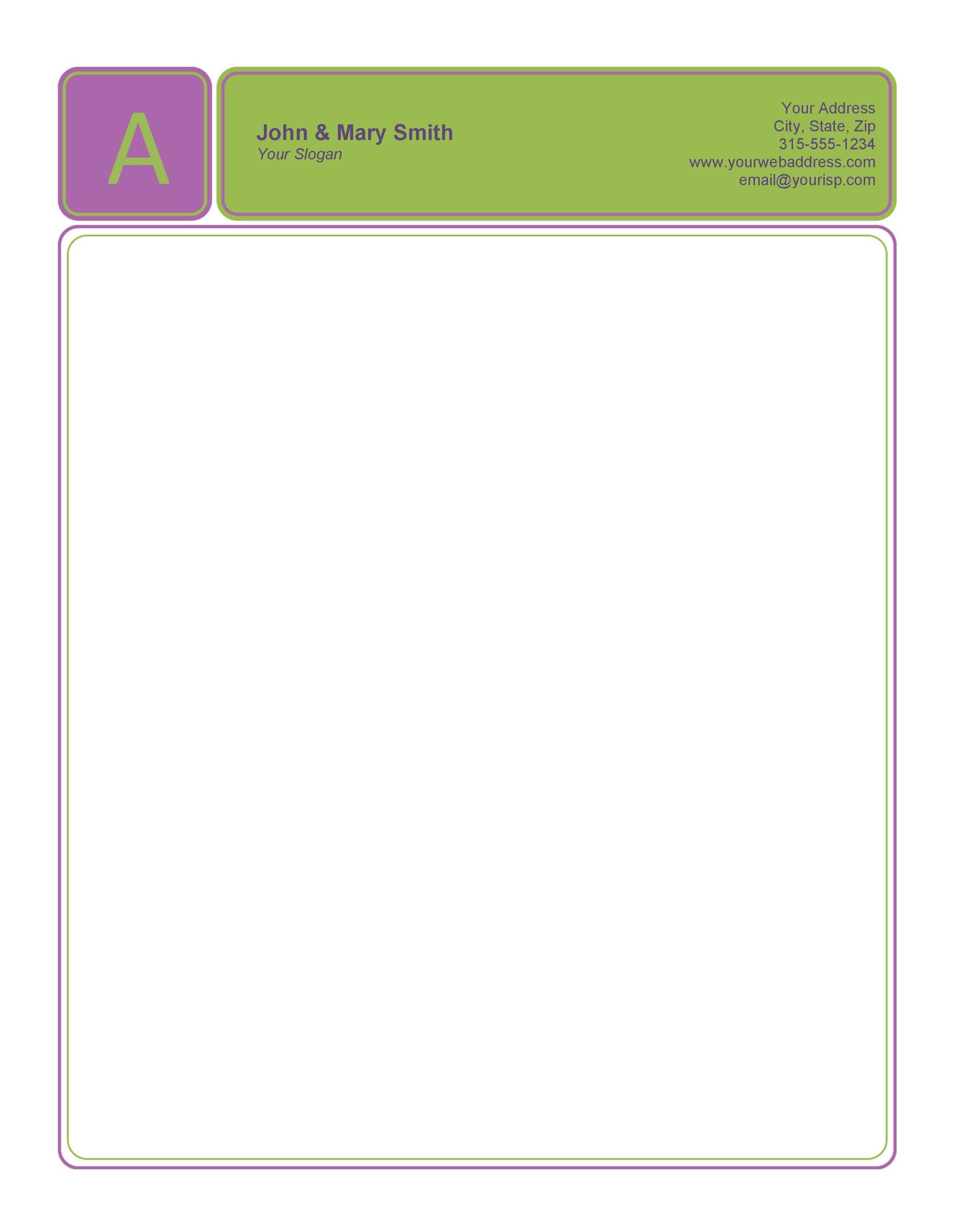45  Free Letterhead Templates Examples (Company Business Personal)