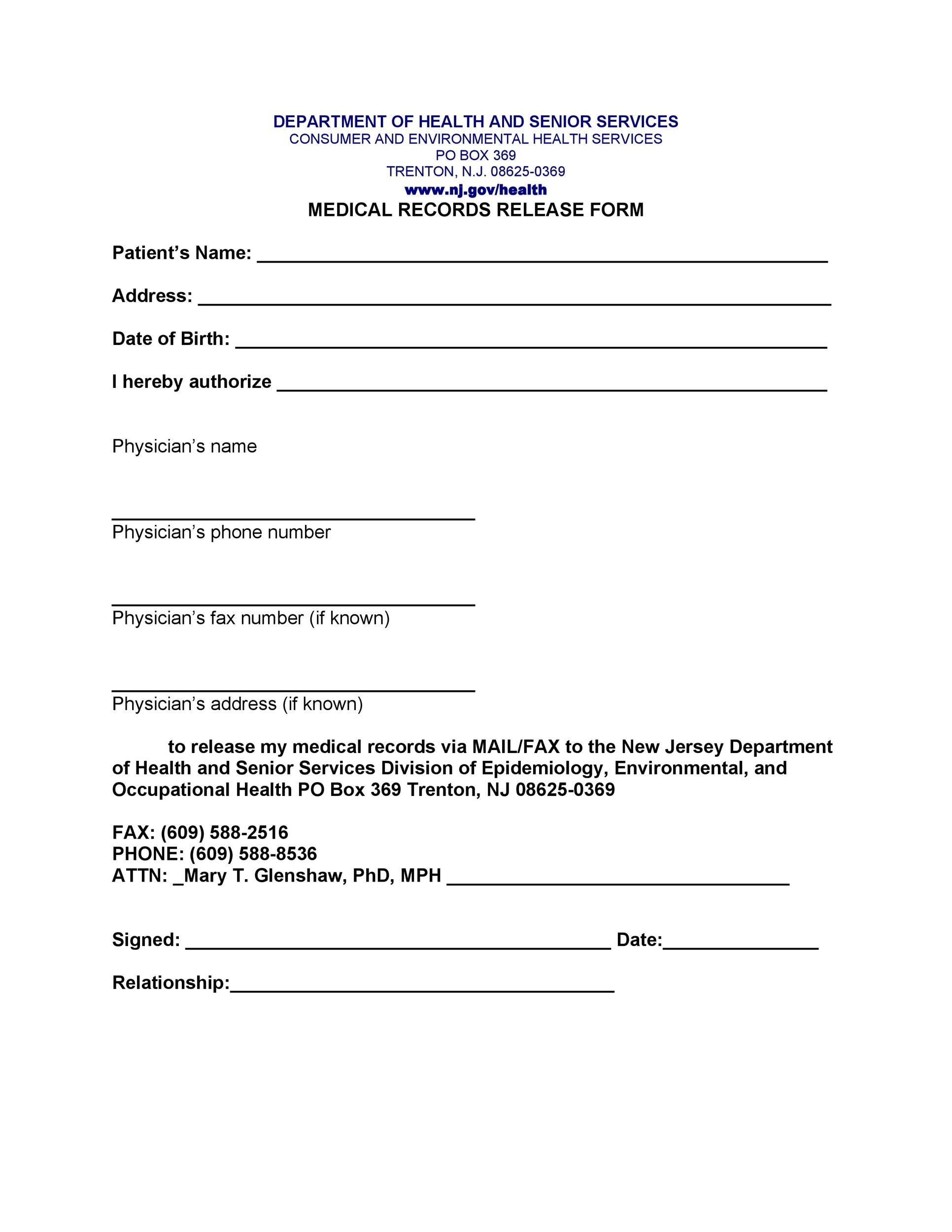 30-medical-release-form-templates-template-lab
