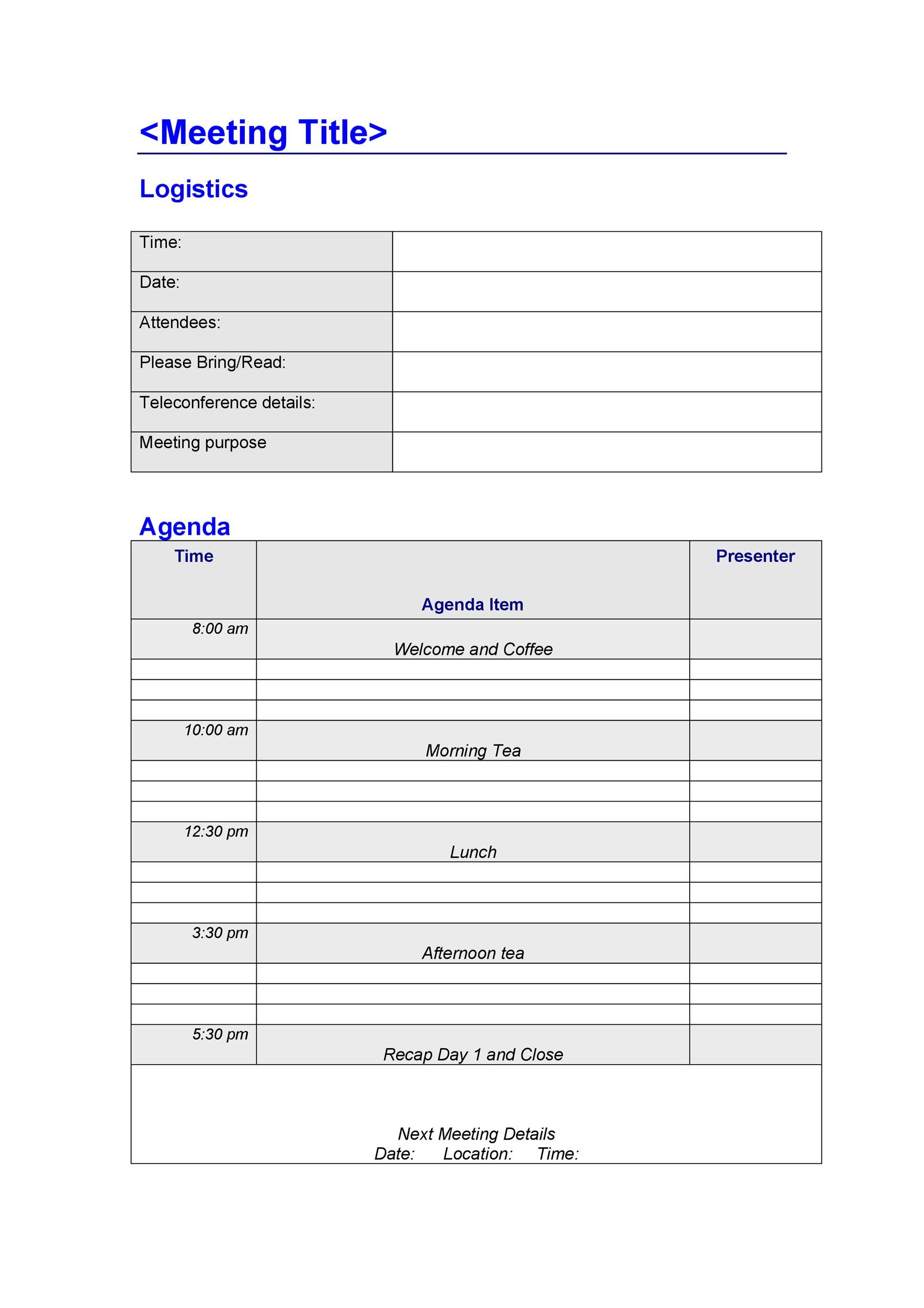 46-effective-meeting-agenda-templates-template-lab