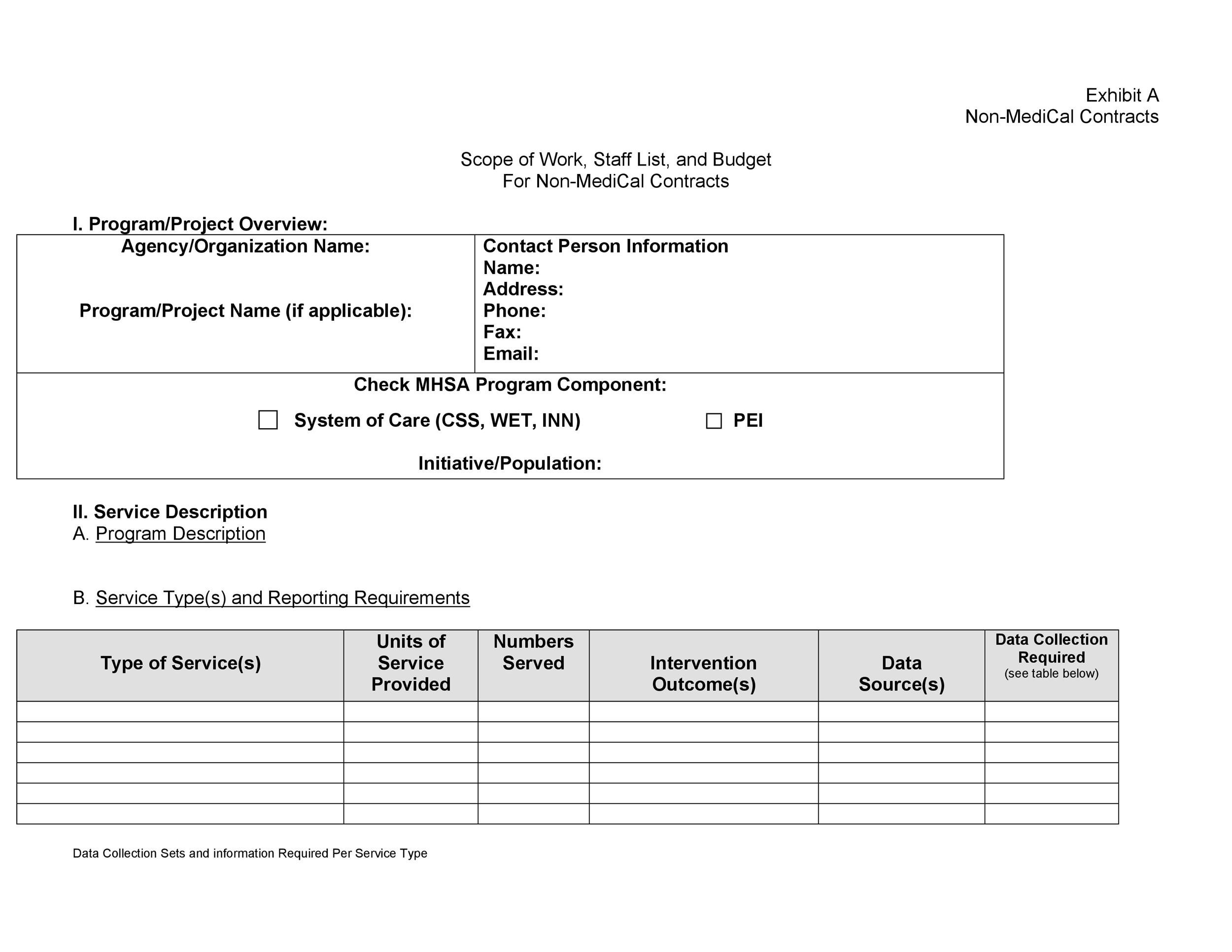 30 Readytouse Scope of Work Templates & Examples