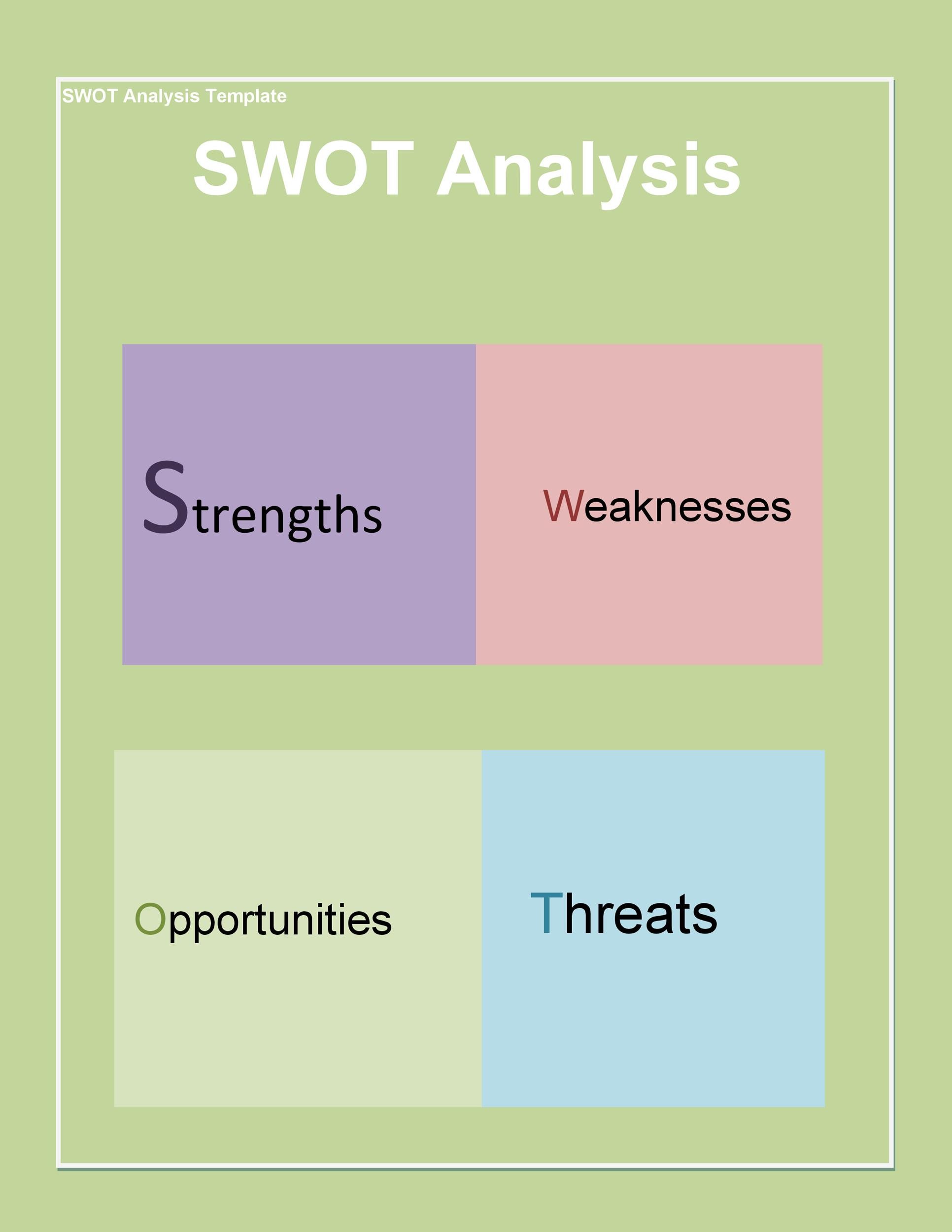 Swot Analysis Solution Swot Analysis Examples Swot Analysis Template