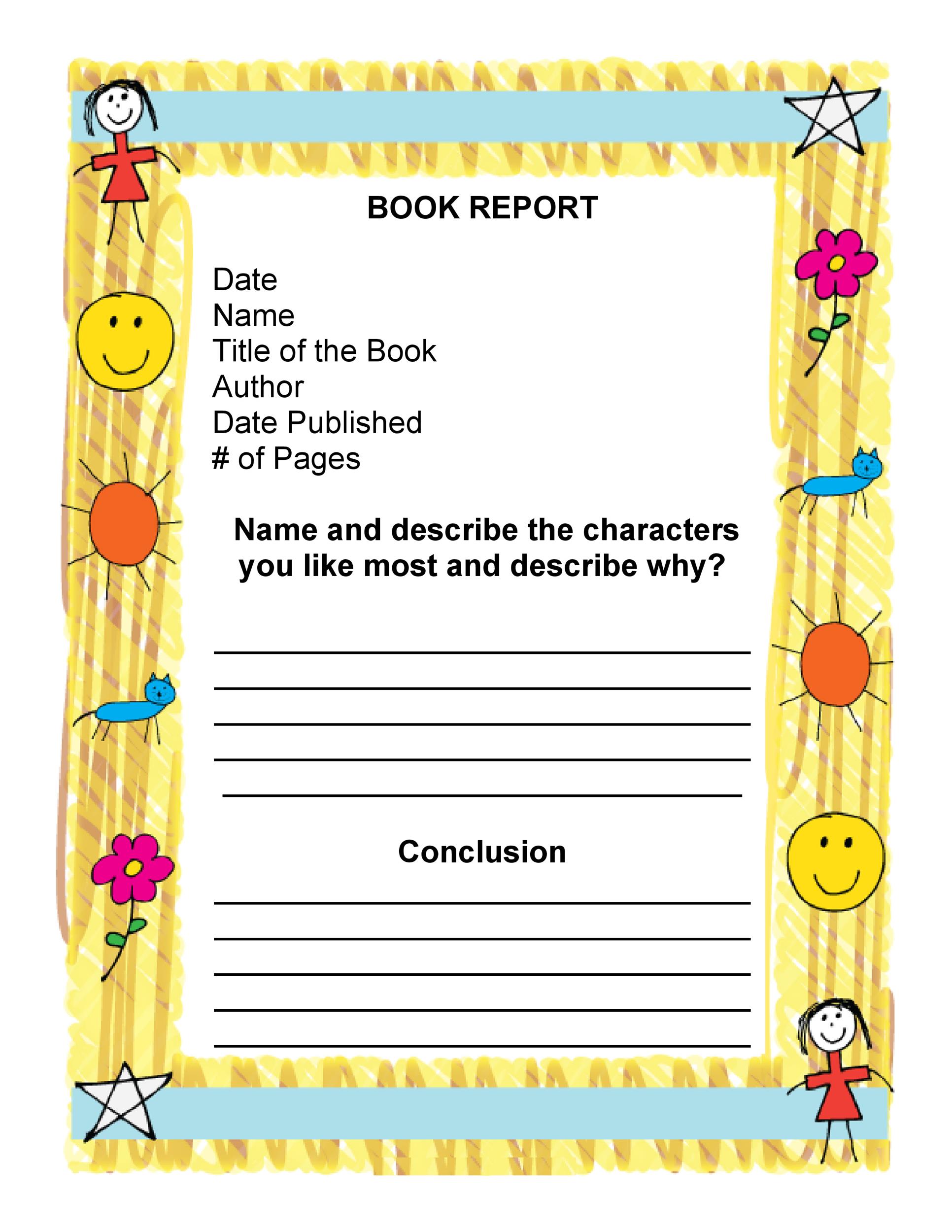 30-book-report-templates-reading-worksheets