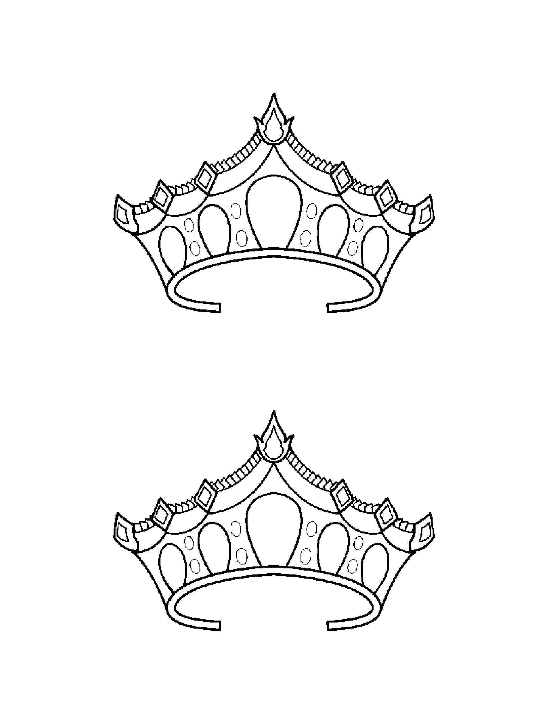 Crown Template For Queen