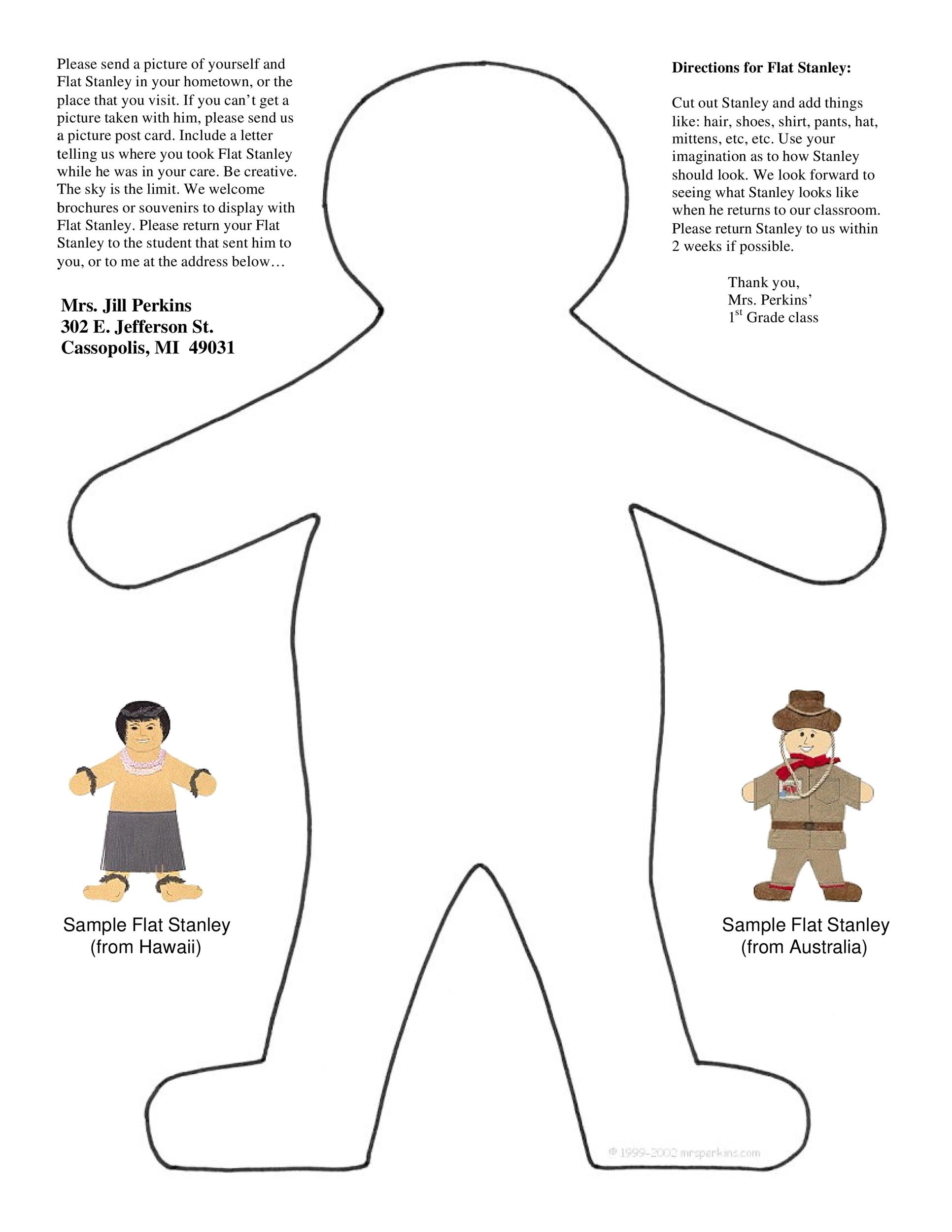 37 Flat Stanley Templates & Letter Examples ᐅ TemplateLab