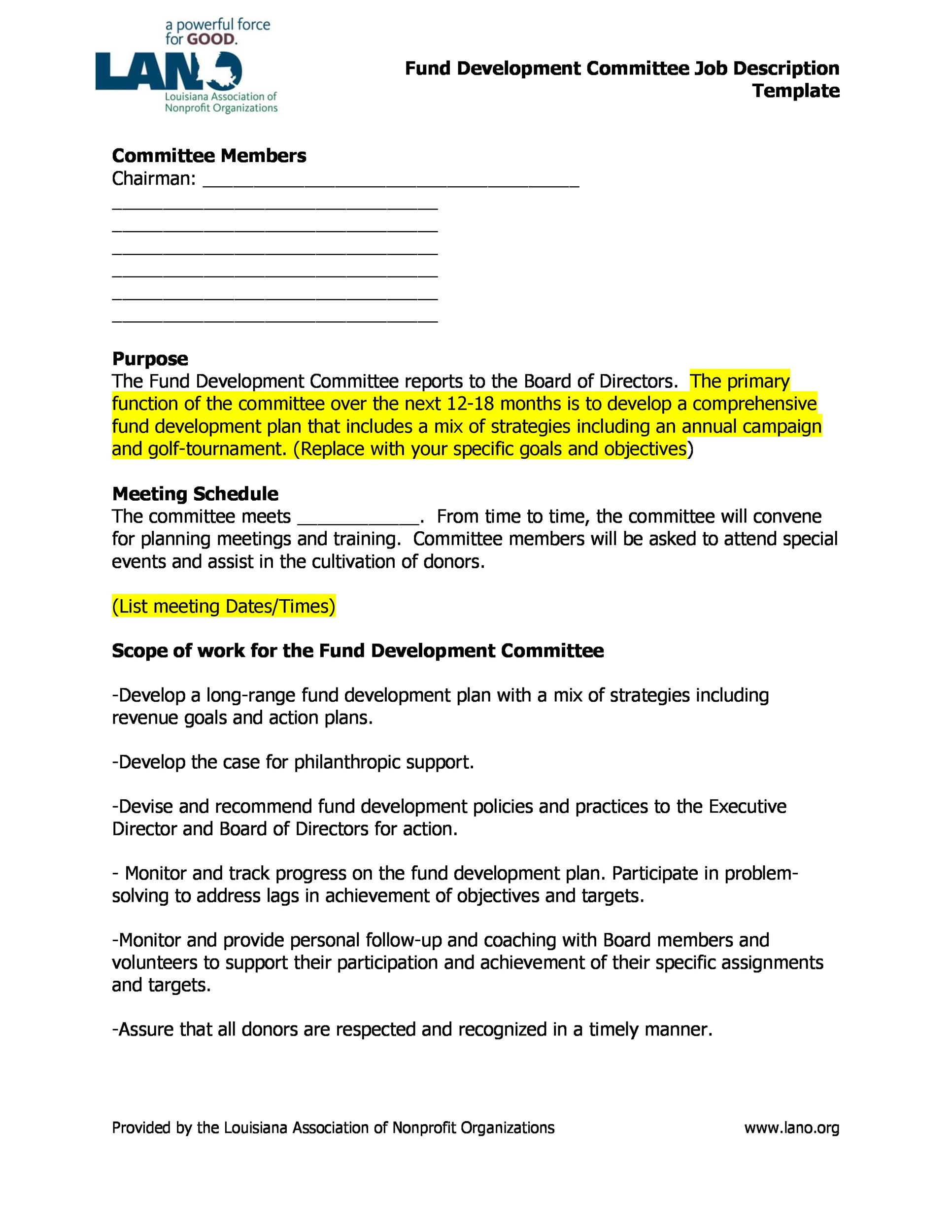 47 Job Description Templates Examples ᐅ TemplateLab