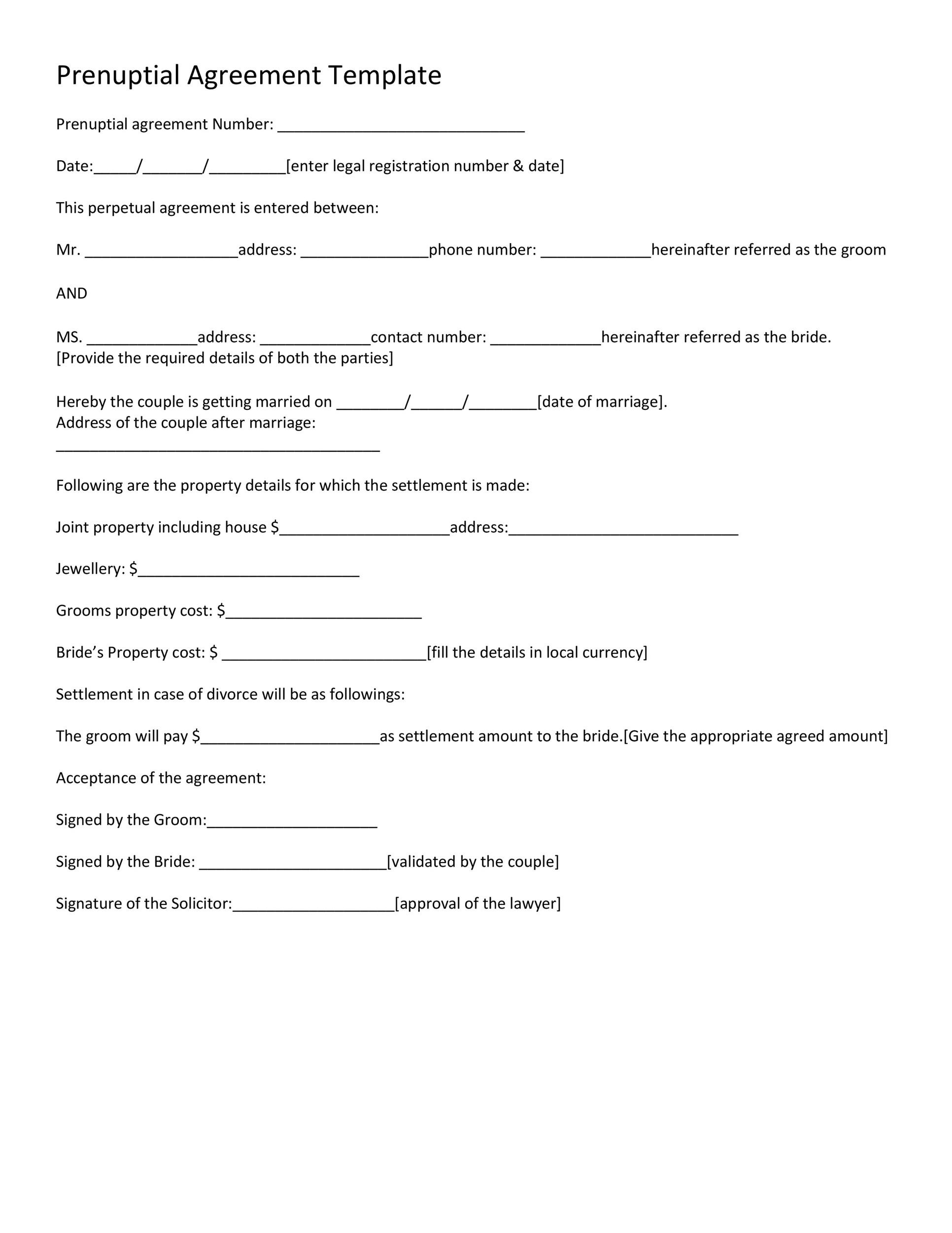 30-prenuptial-agreement-samples-forms-templatelab