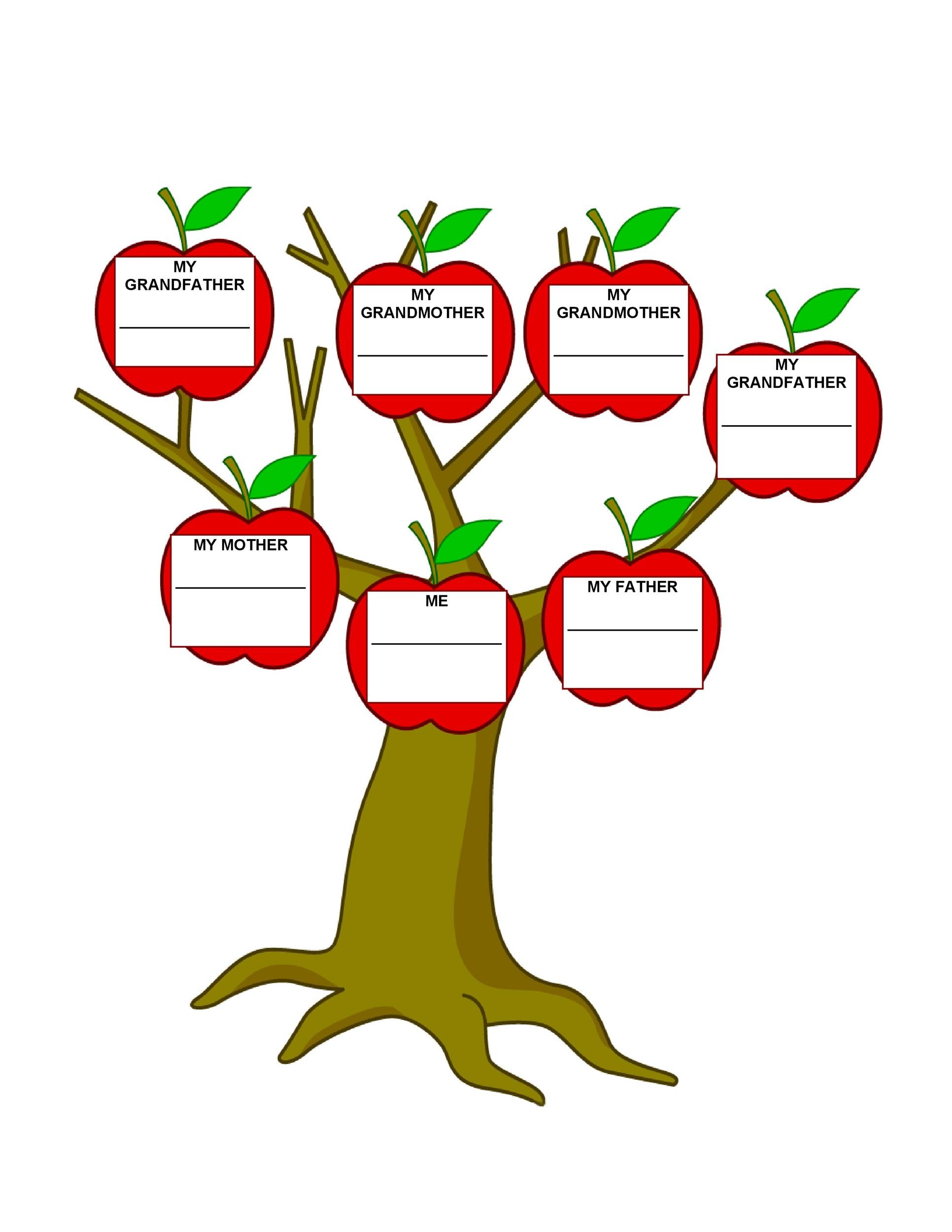 41+ Free Family Tree Templates (Word, Excel, PDF) ᐅ TemplateLab