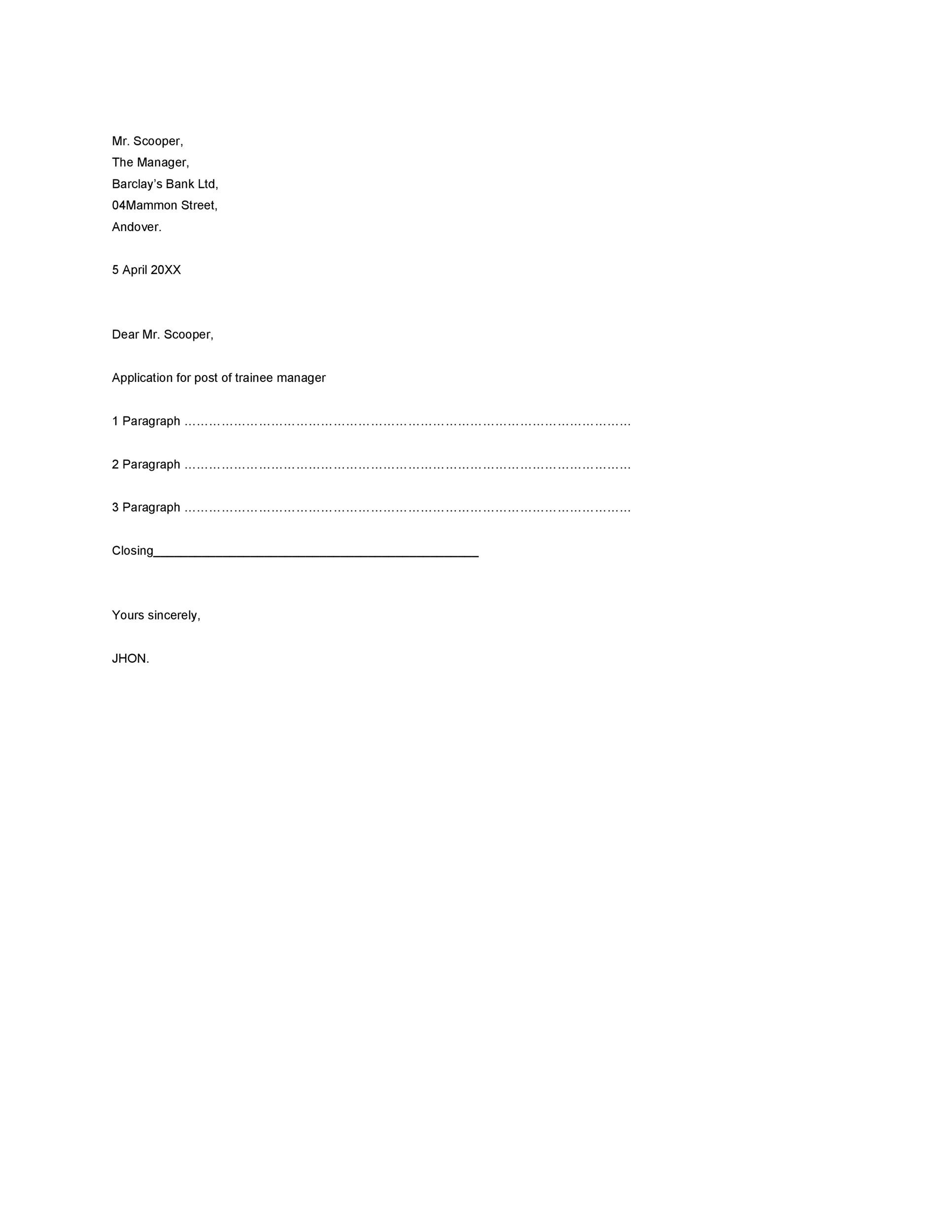 35 Formal Business Letter Format Templates Examples Template Lab