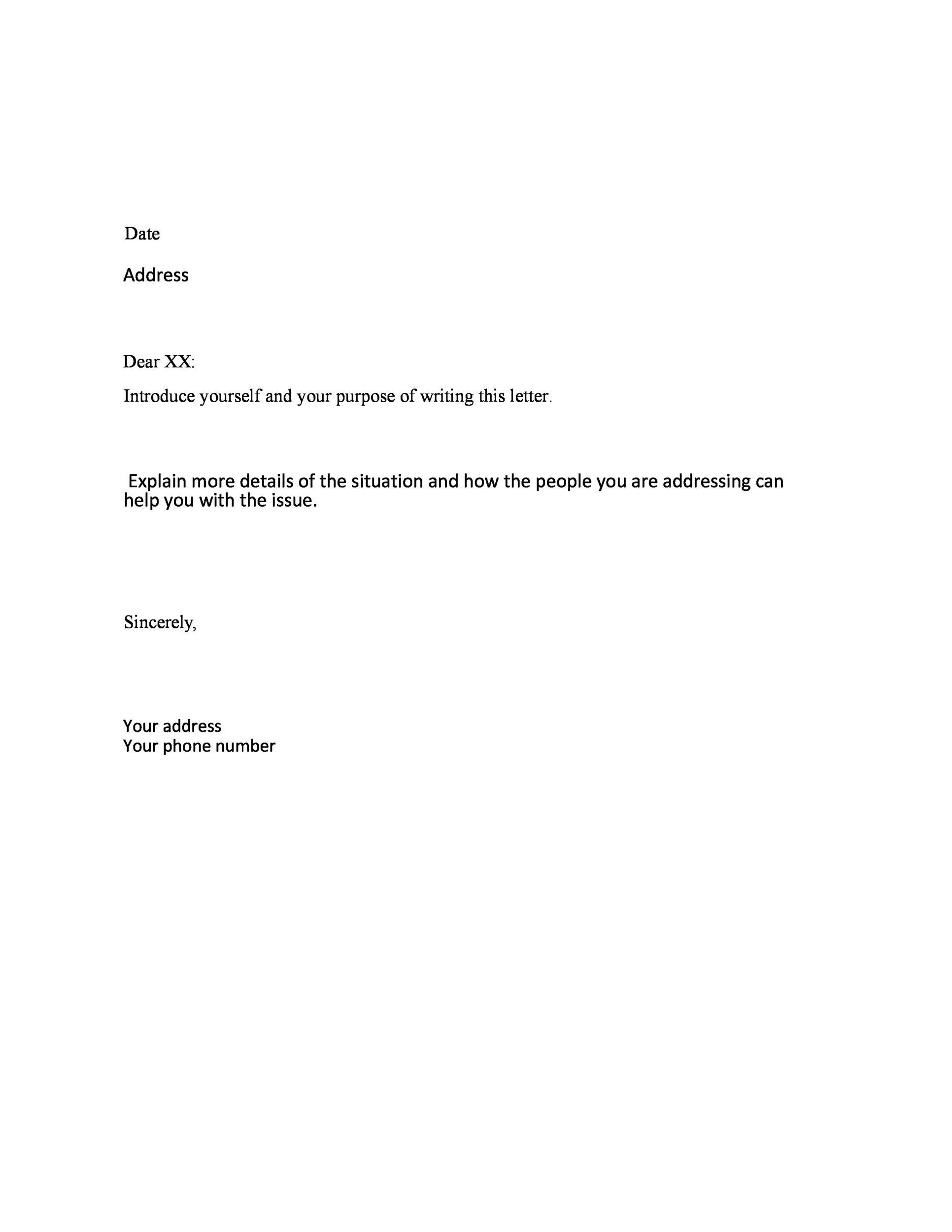 35 Formal Business Letter Format Templates Examples TemplateLab