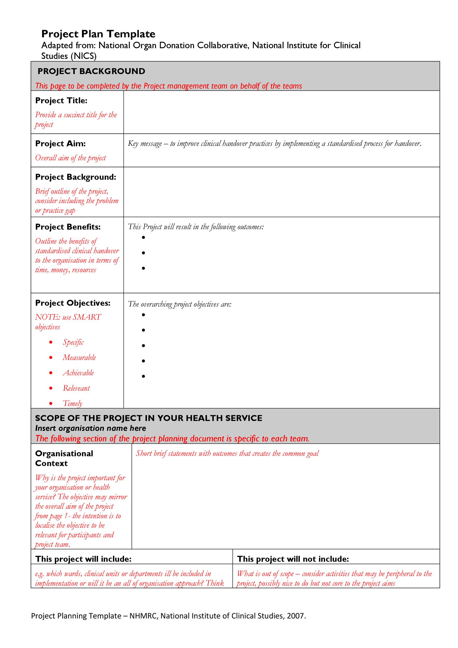 10-small-project-plan-template-sampletemplatess-sampletemplatess