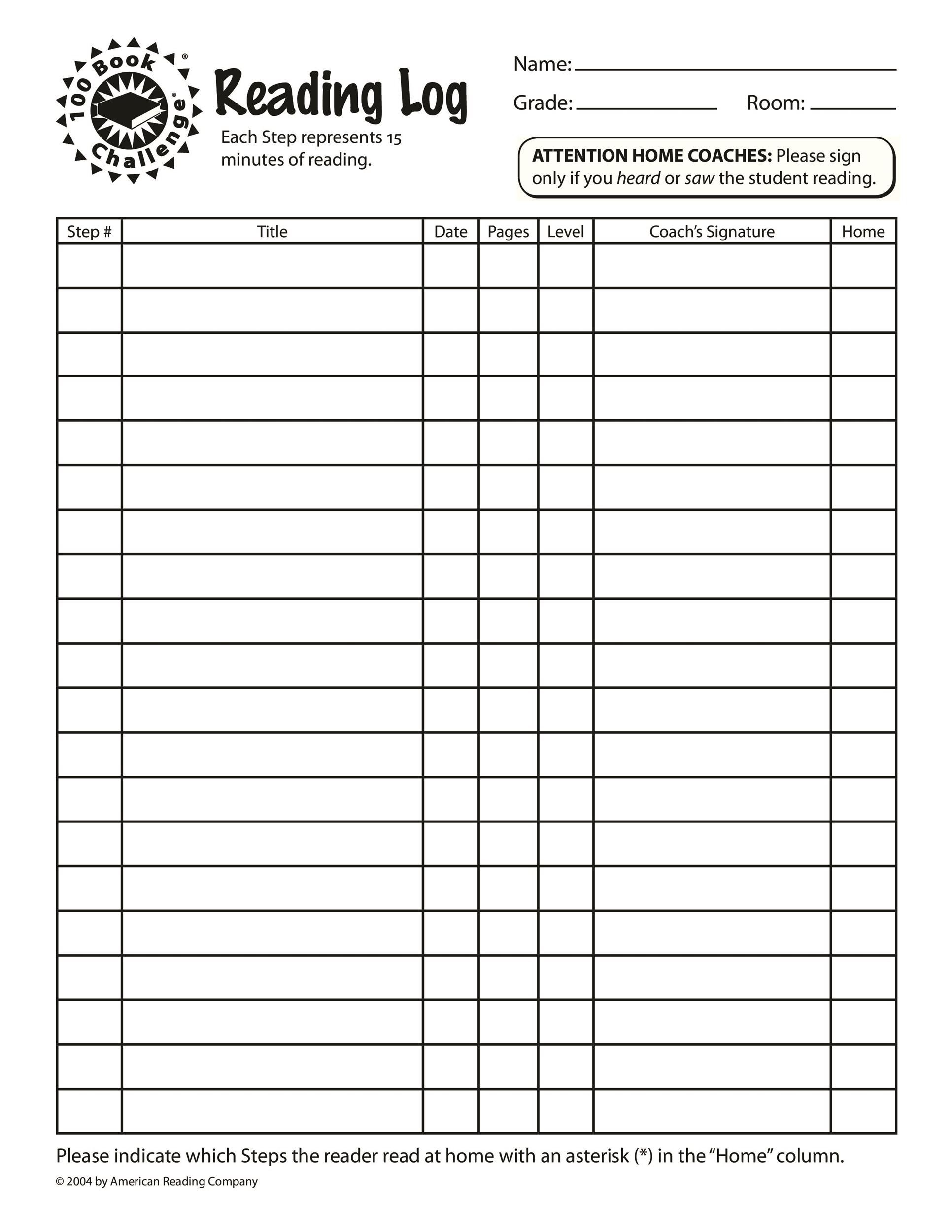 monthly reading log calendar rubric genre code guide tpt book it