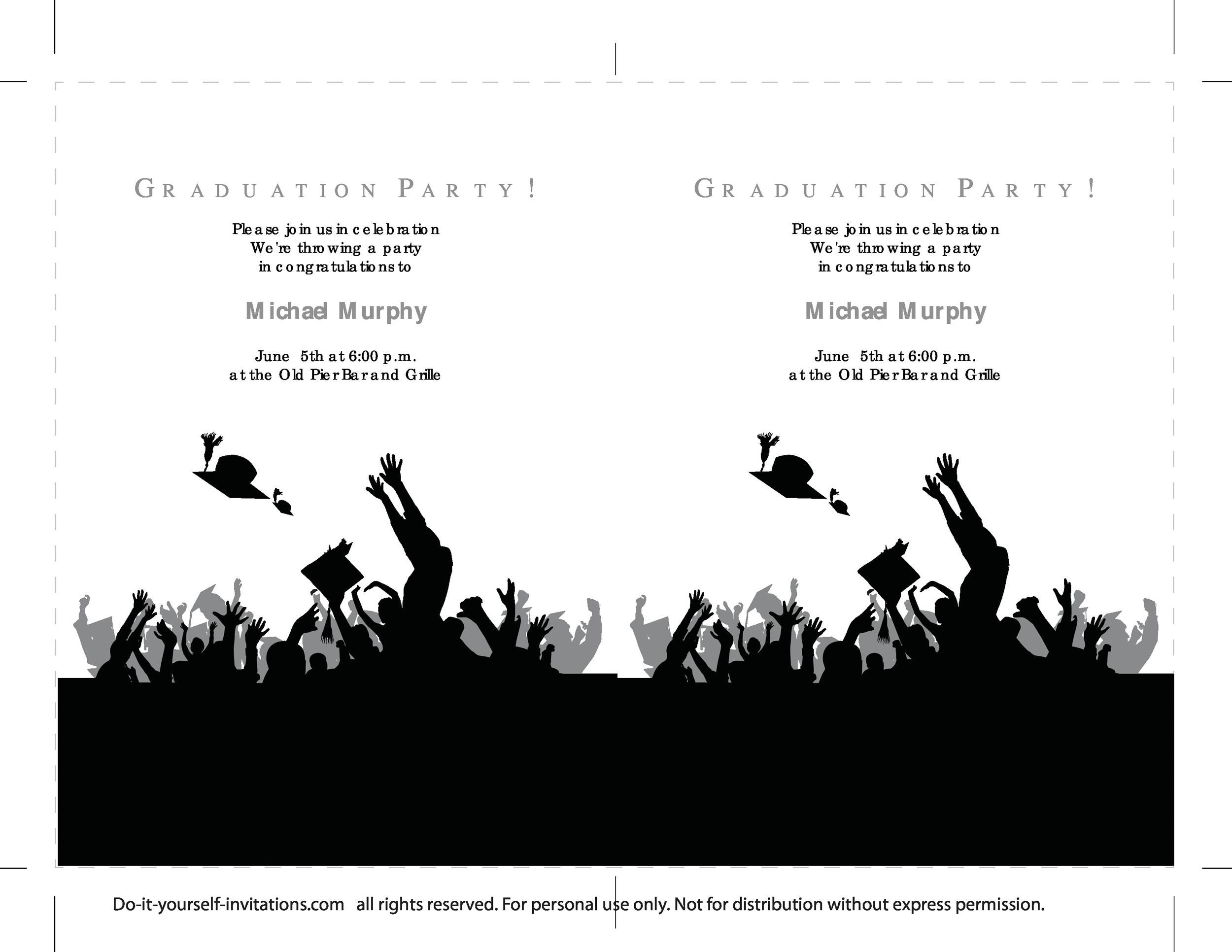 Free Printable Graduation Templates