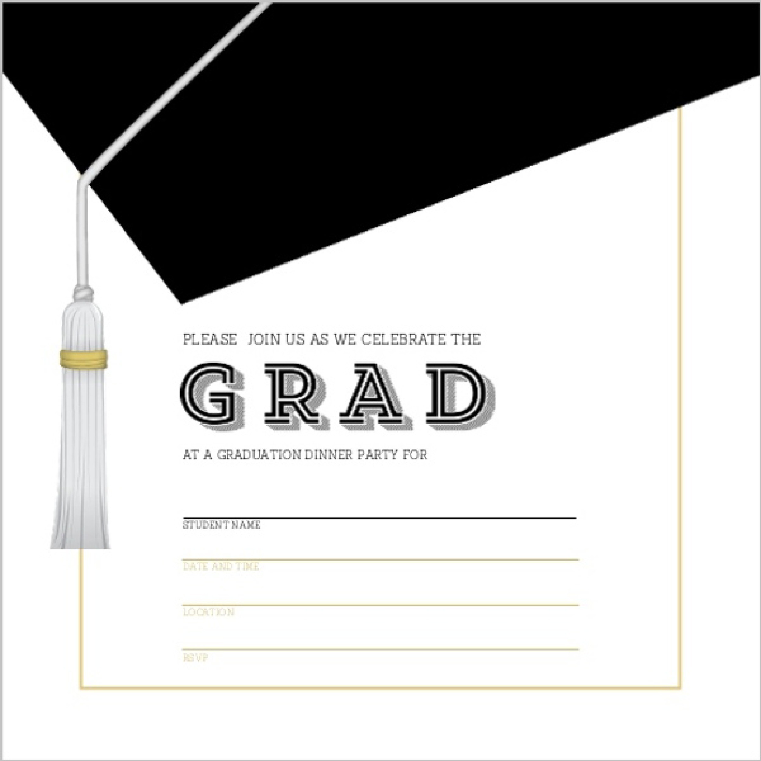 40 FREE Graduation Invitation Templates TemplateLab