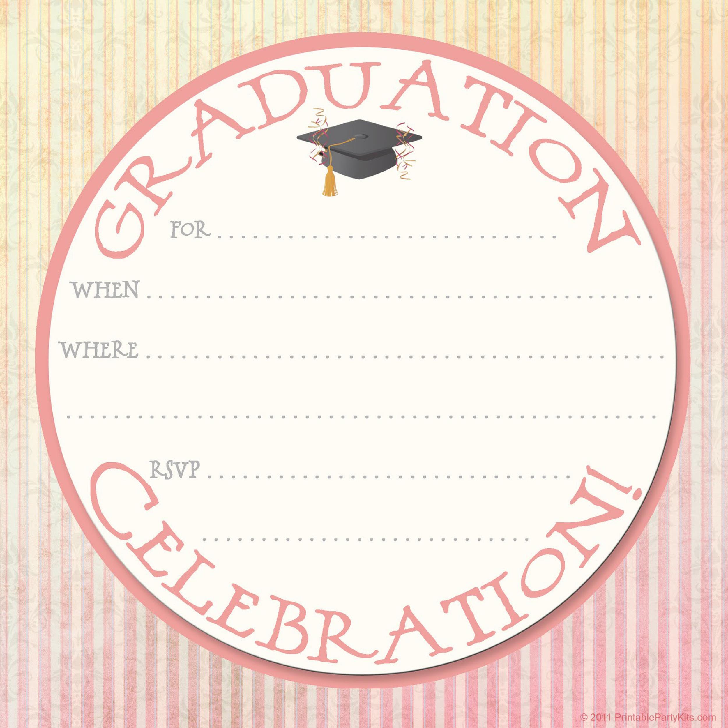 40+ FREE Graduation Invitation Templates ᐅ TemplateLab