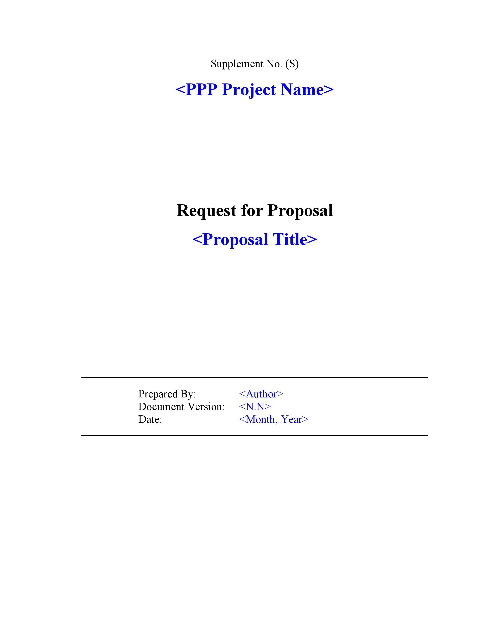 40+ Best Request for Proposal Templates & Examples (RPF Templates)