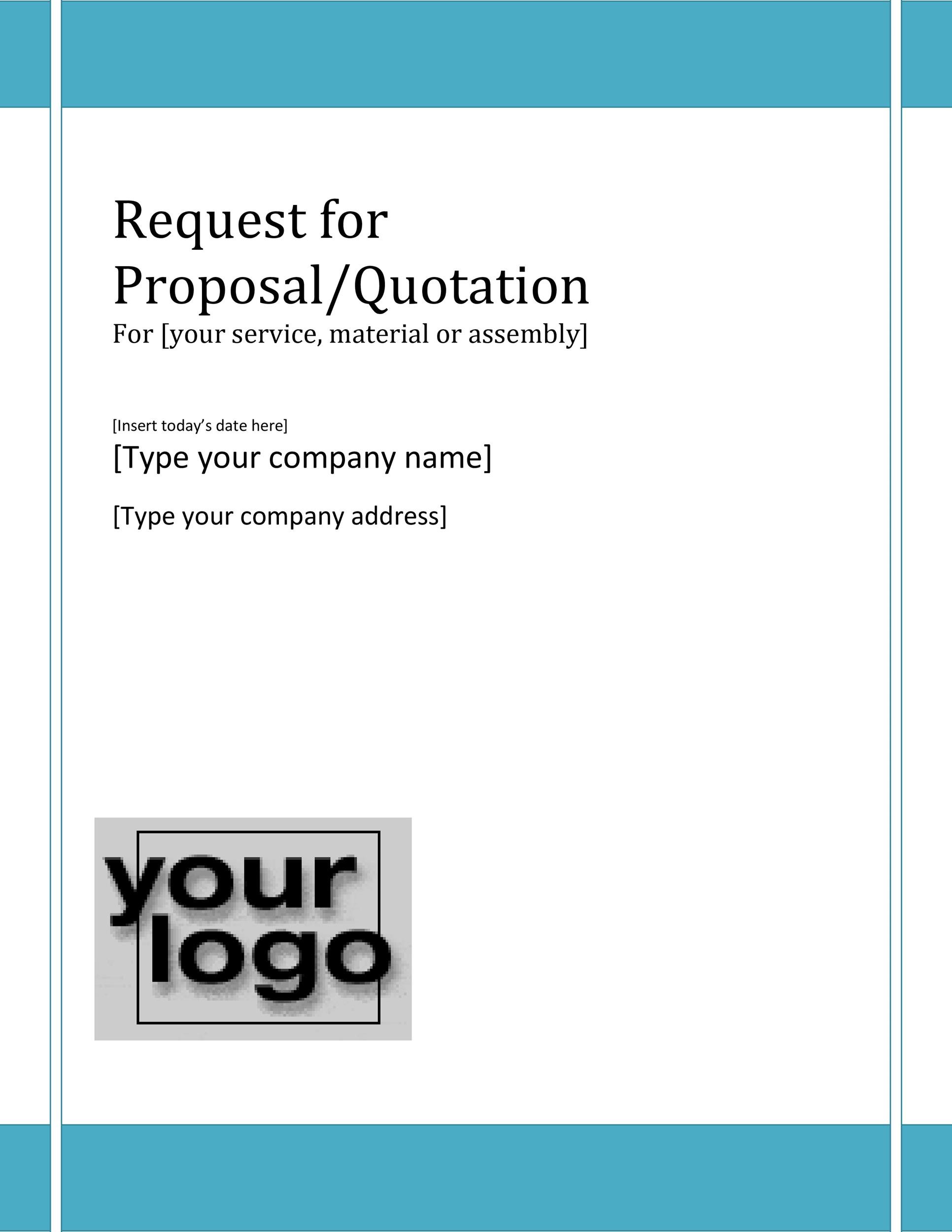 40  Best Request for Proposal Templates Examples (RPF Templates)