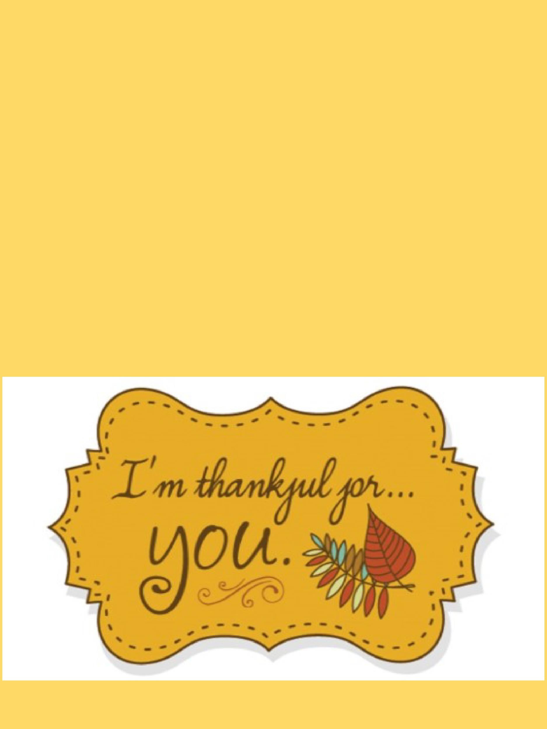 Thank You Cards Printable Template