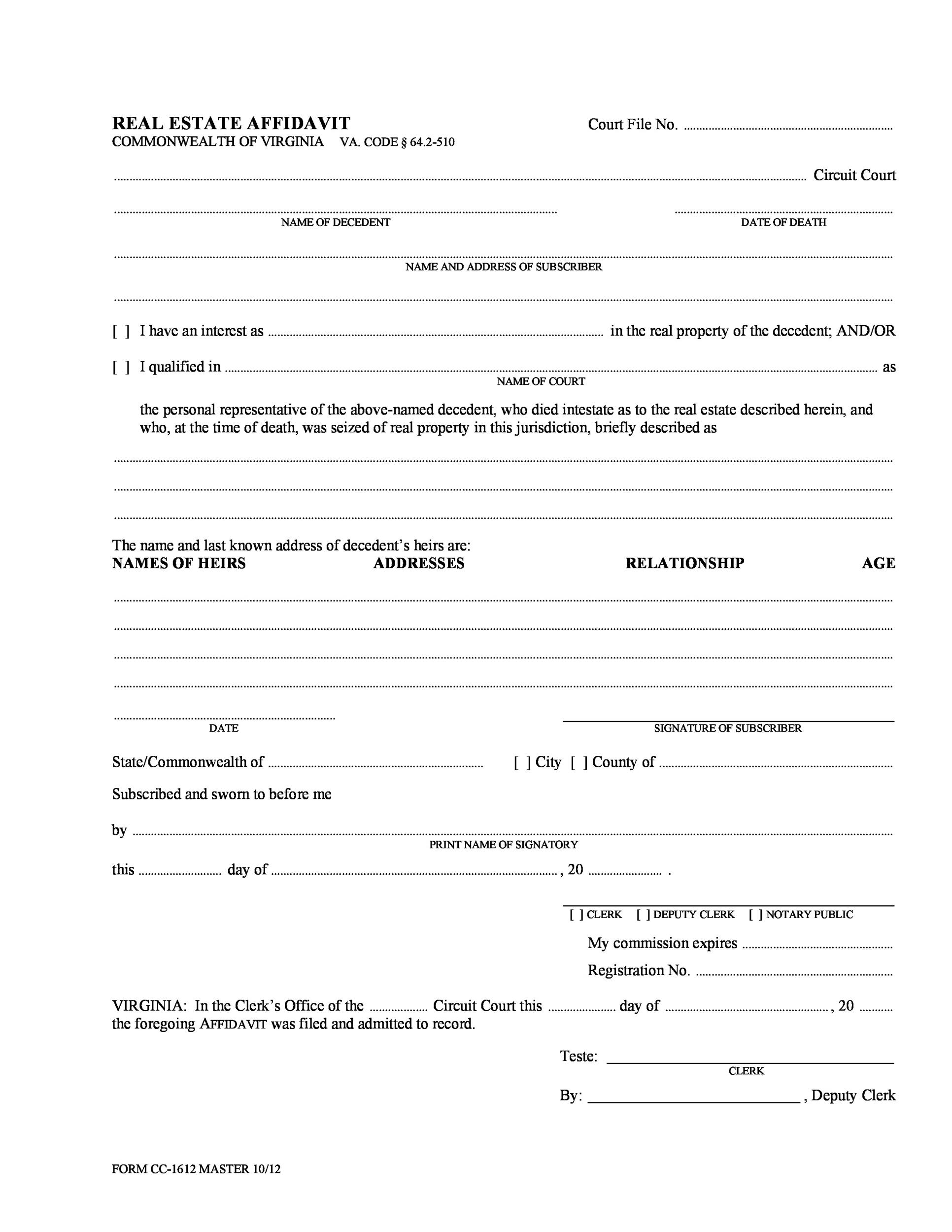 48-sample-affidavit-forms-templates-affidavit-of-support-form