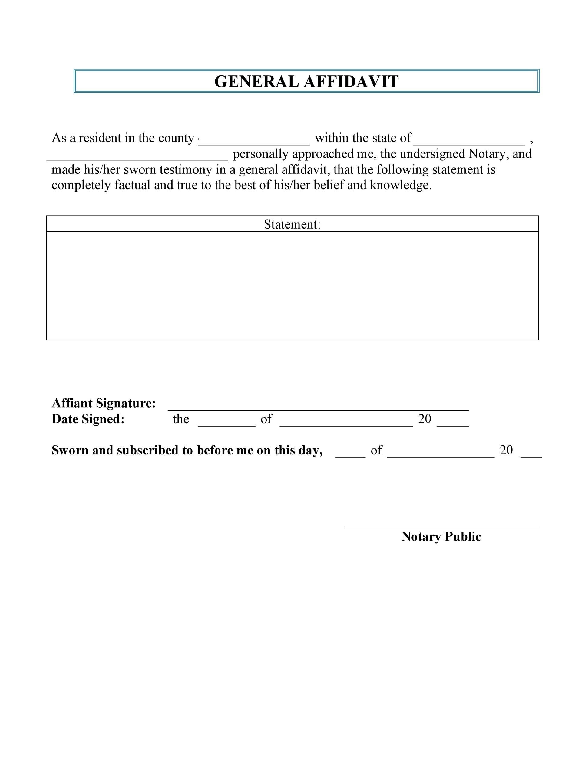 10-affidavit-forms-word-excel-pdf-templates
