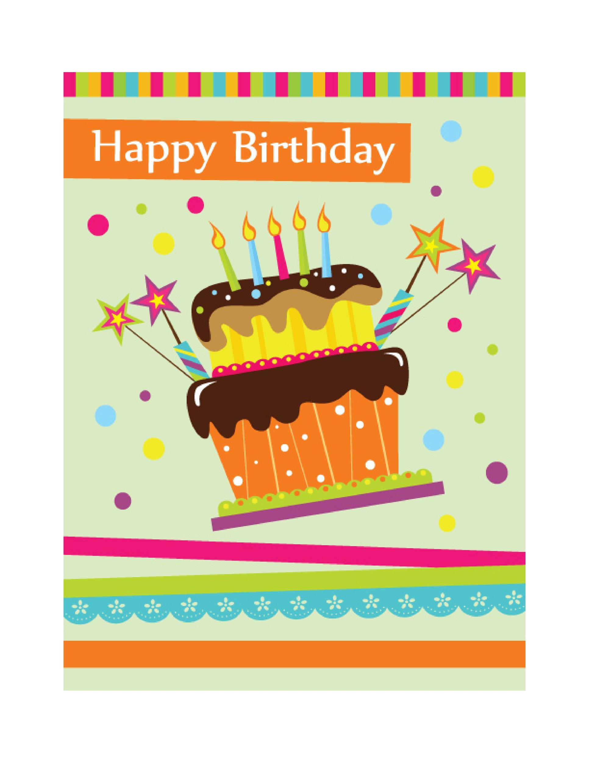 Free Printable Birthday Cards No Download Printable Templates Free