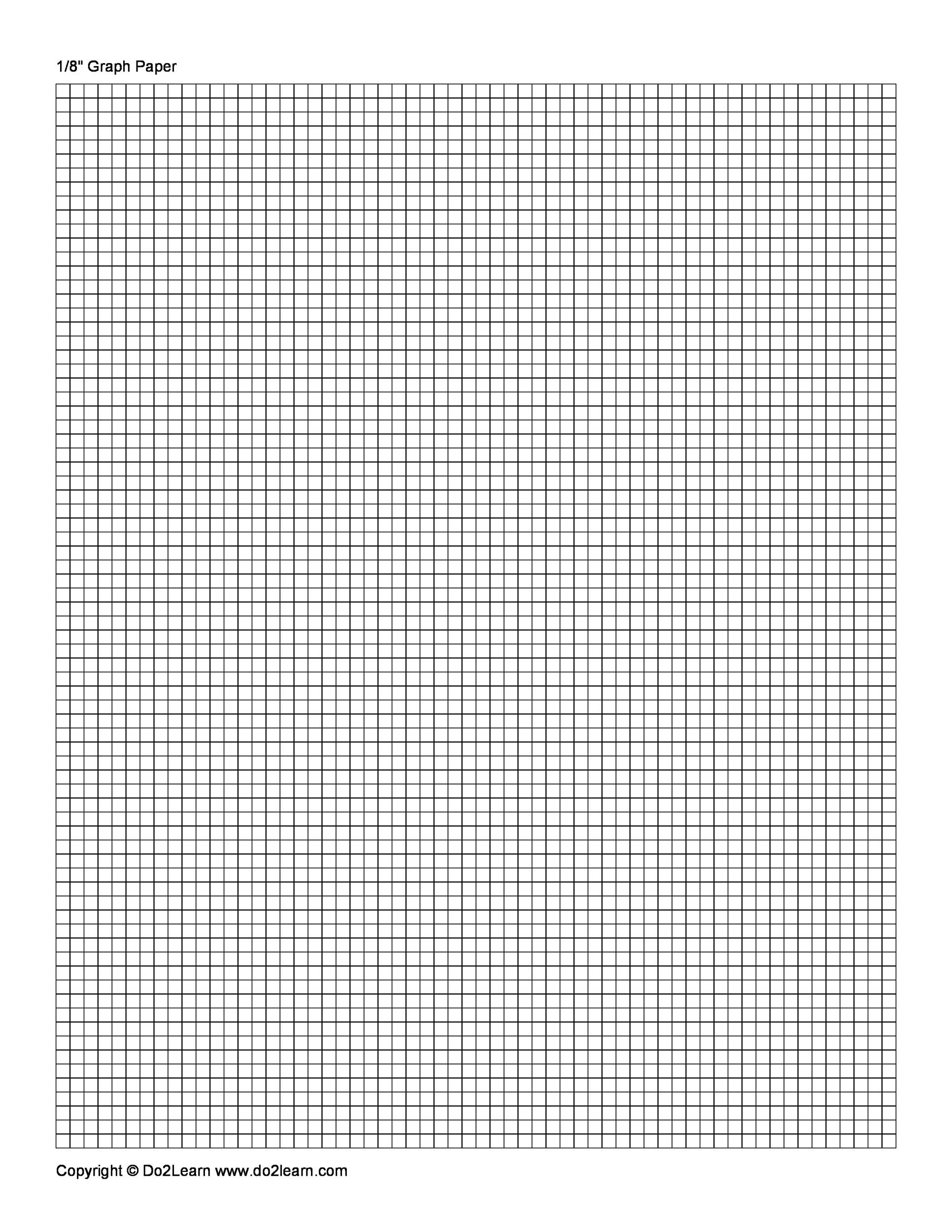 Graph Paper Template To Print