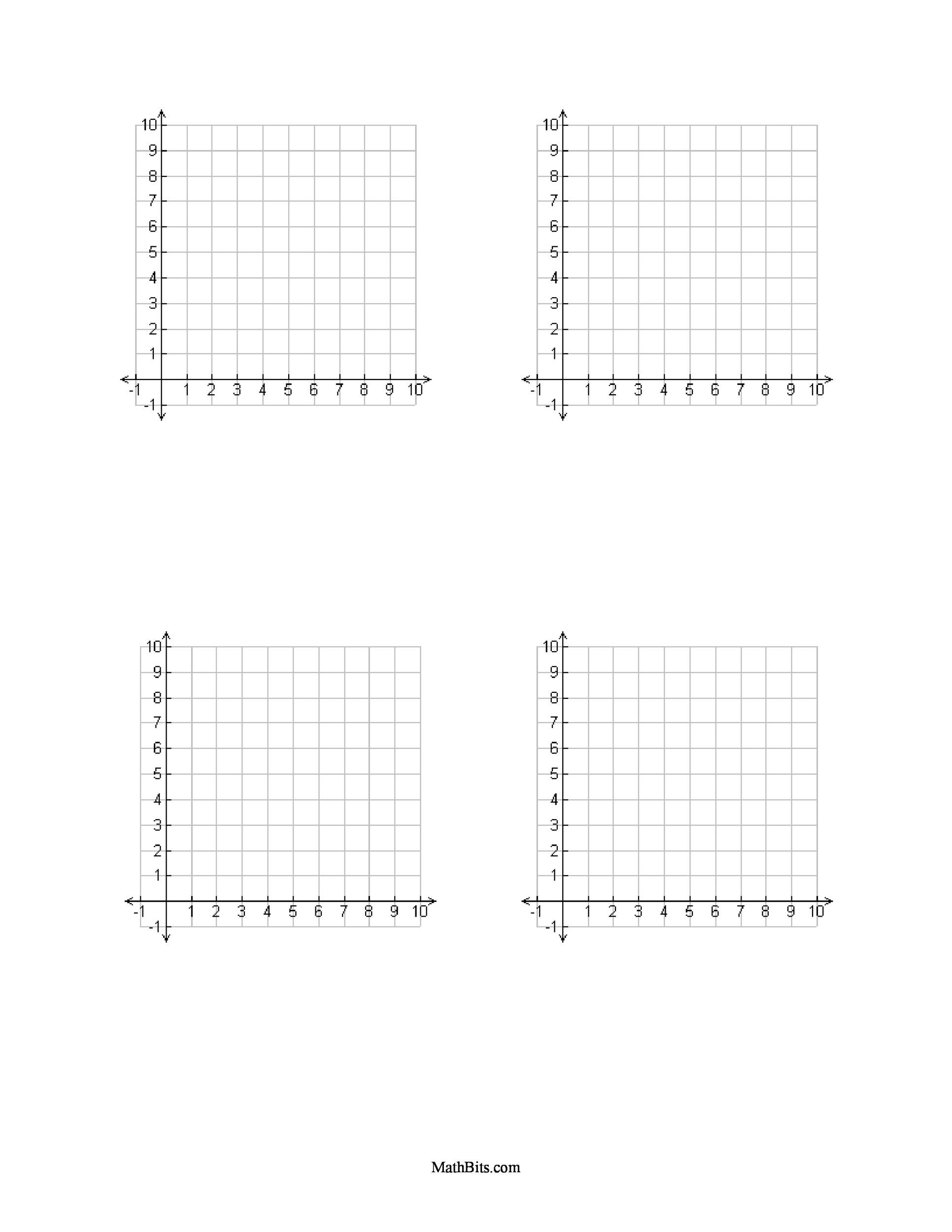 Graph Paper Template For Word