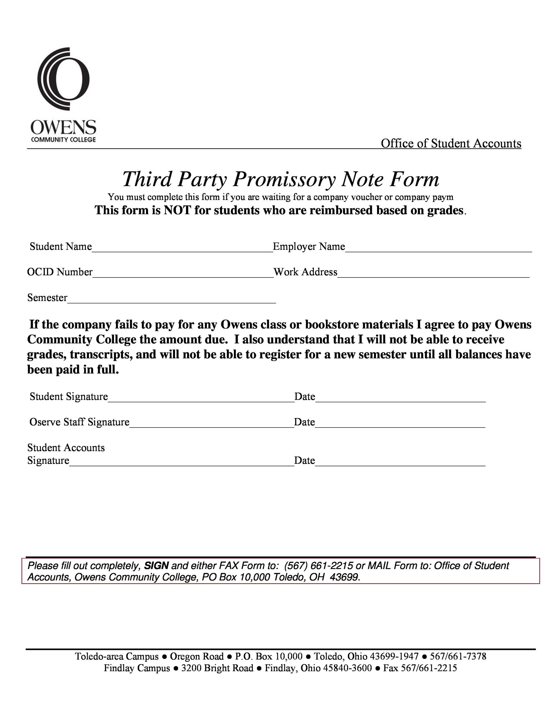 Promisory Note Template New Professional Template