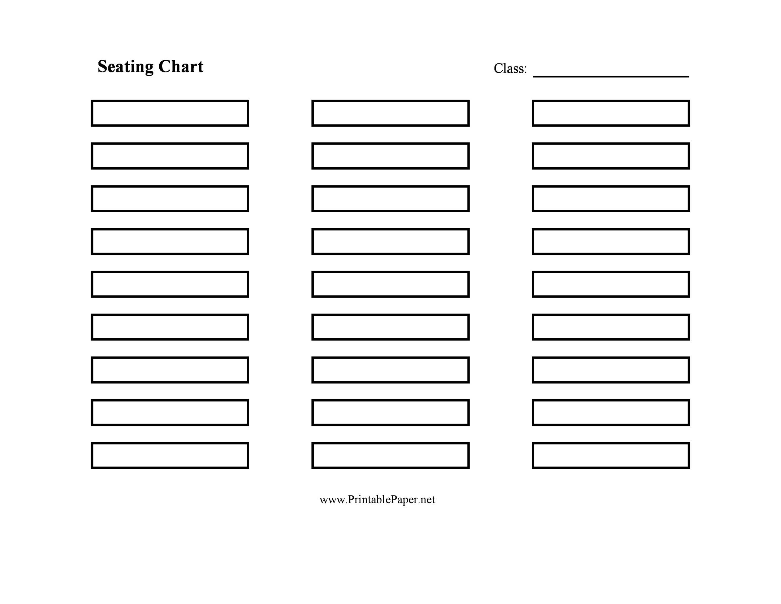 40  Great Seating Chart Templates (Wedding Classroom   more)