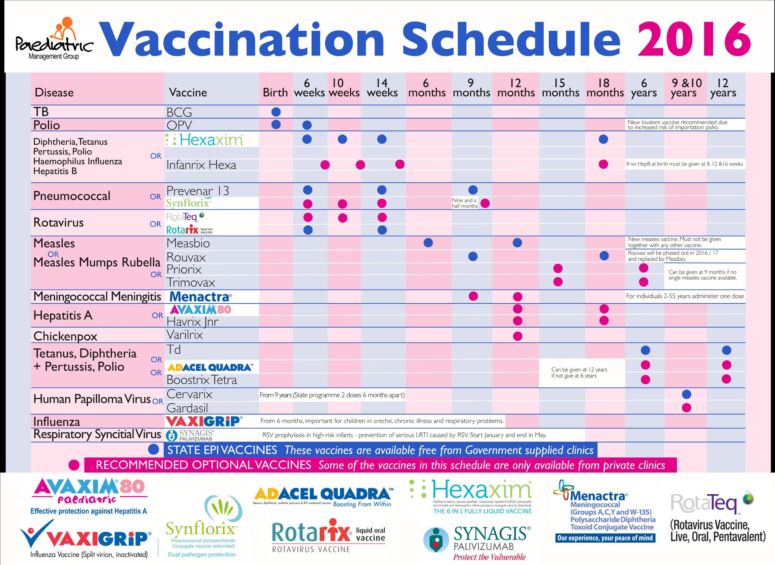 38 Useful Immunization & Vaccination Schedules [PDF] ᐅ TemplateLab