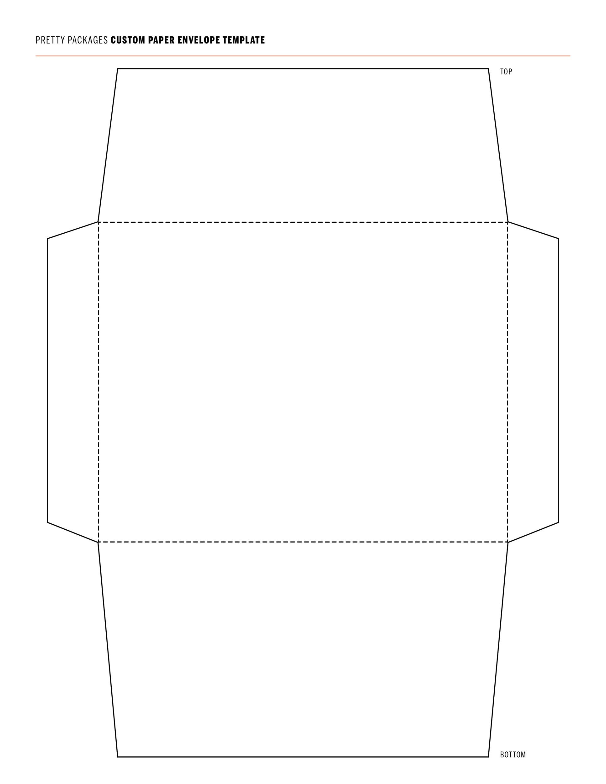 Printable Envelope Template Ai