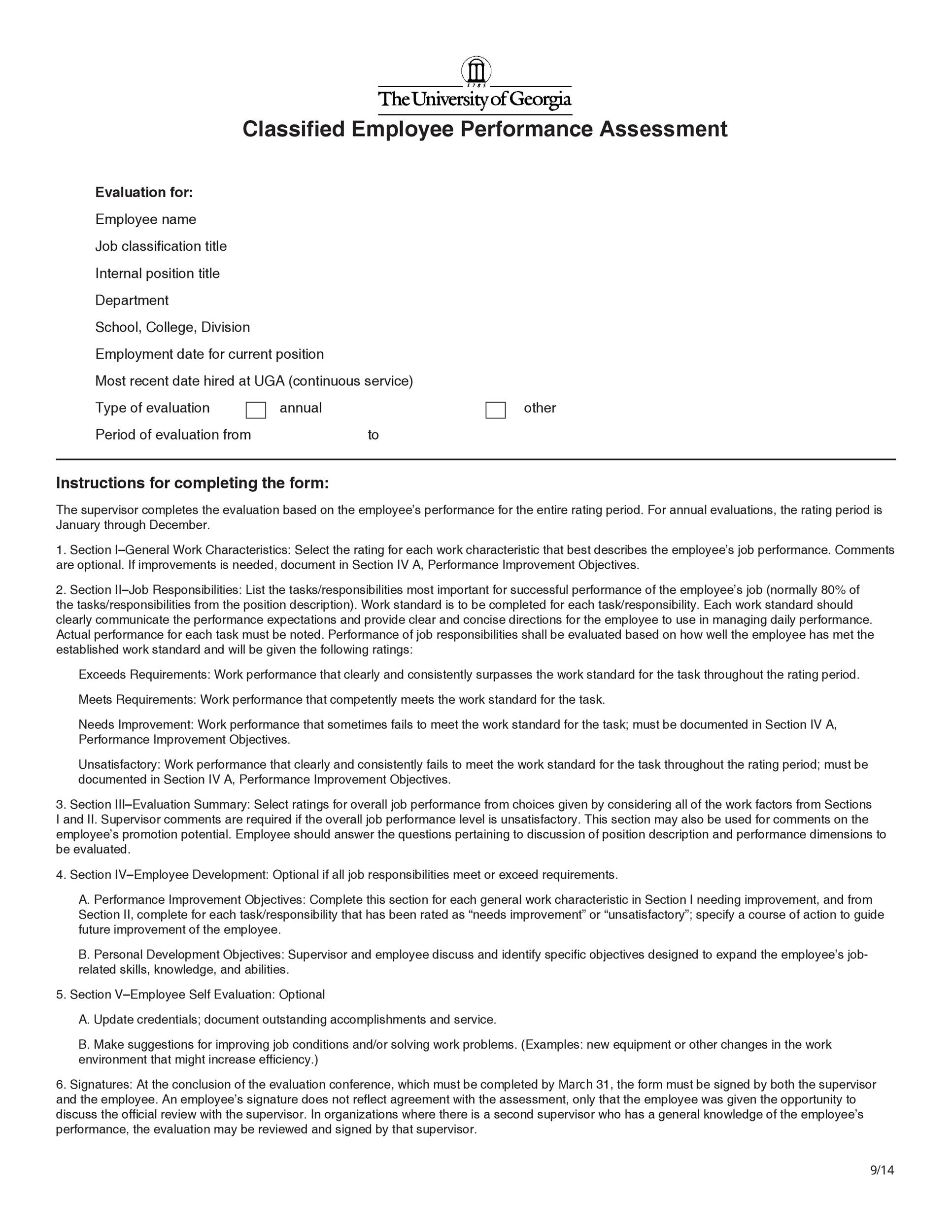 46-employee-evaluation-forms-performance-review-examples