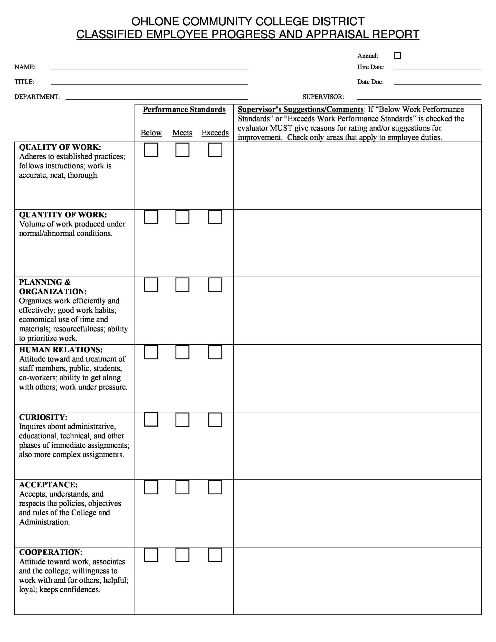 46 Employee Evaluation Forms Performance Review Examples 56448 Hot Sex Picture 2025