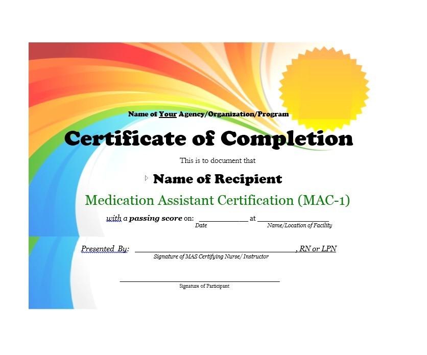 Certificate Templates For Word Free Downloads