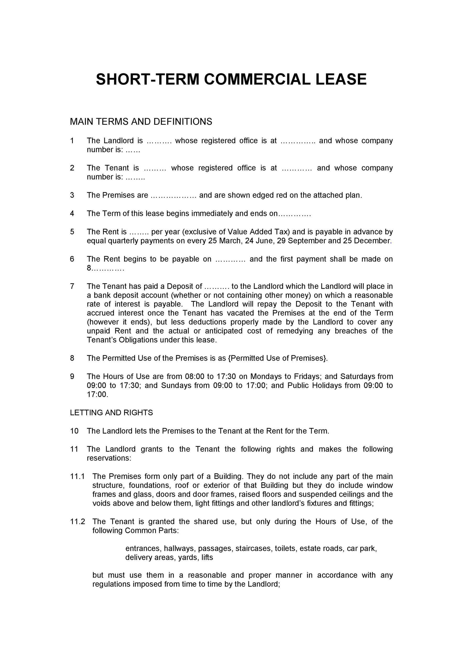 26-free-commercial-lease-agreement-templates-templatelab