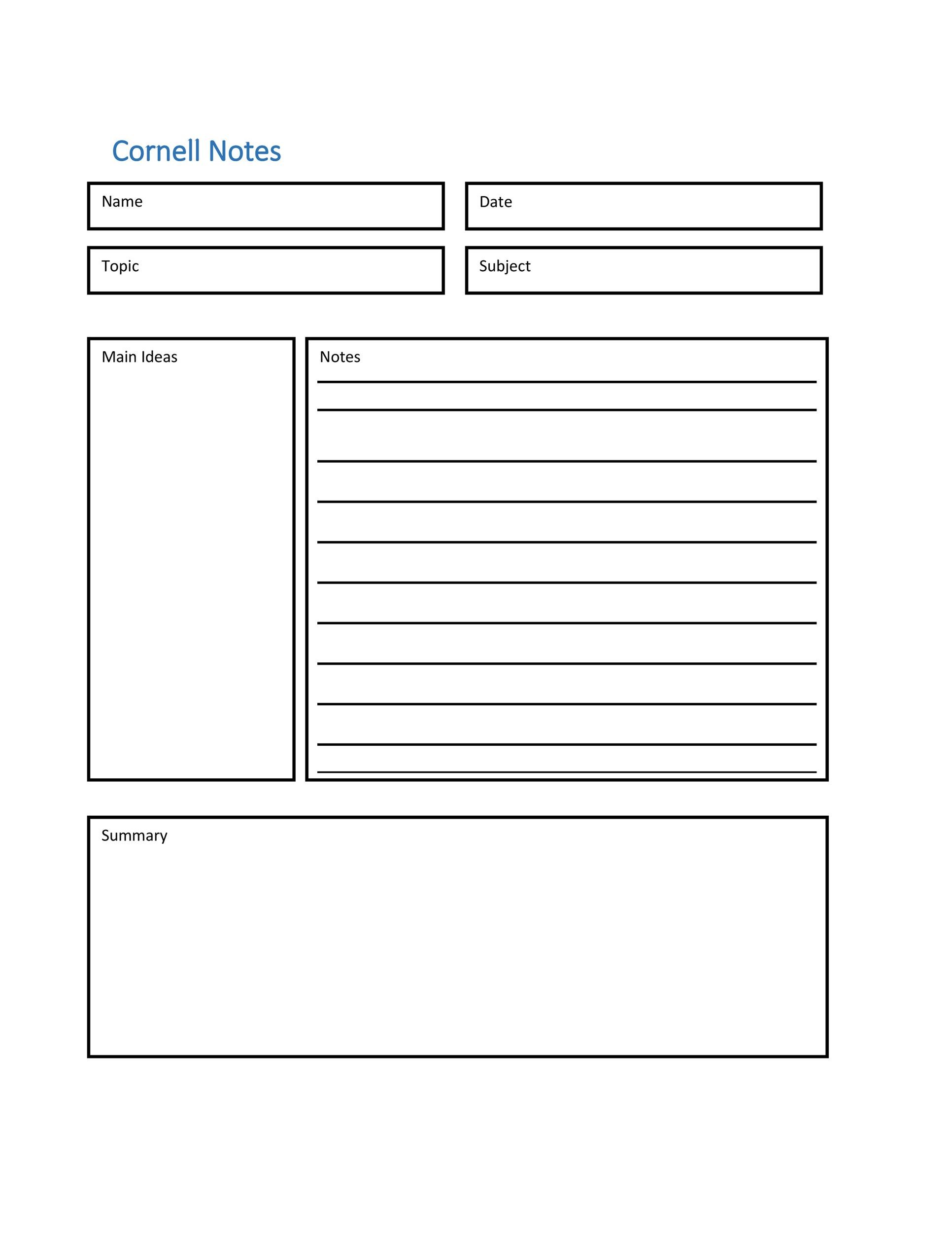 36-cornell-notes-templates-examples-word-pdf-templatelab