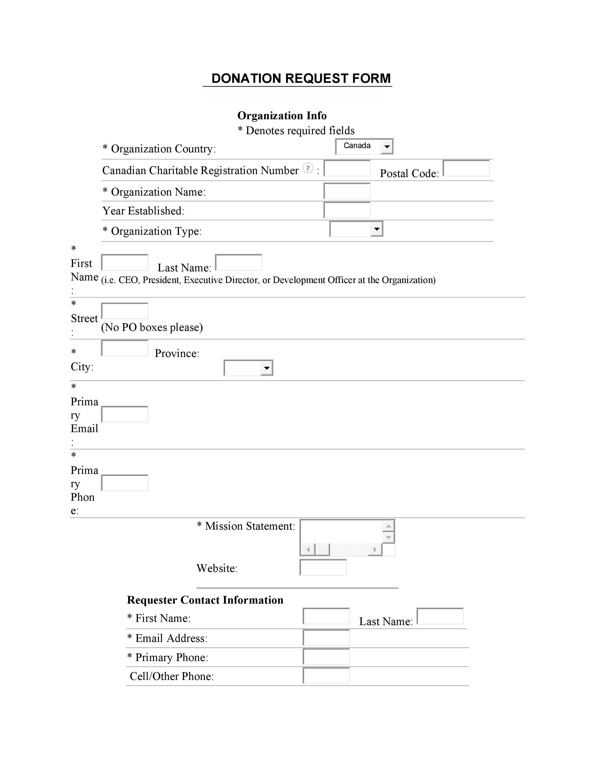 43 FREE Donation Request Letters & Forms - Template Lab