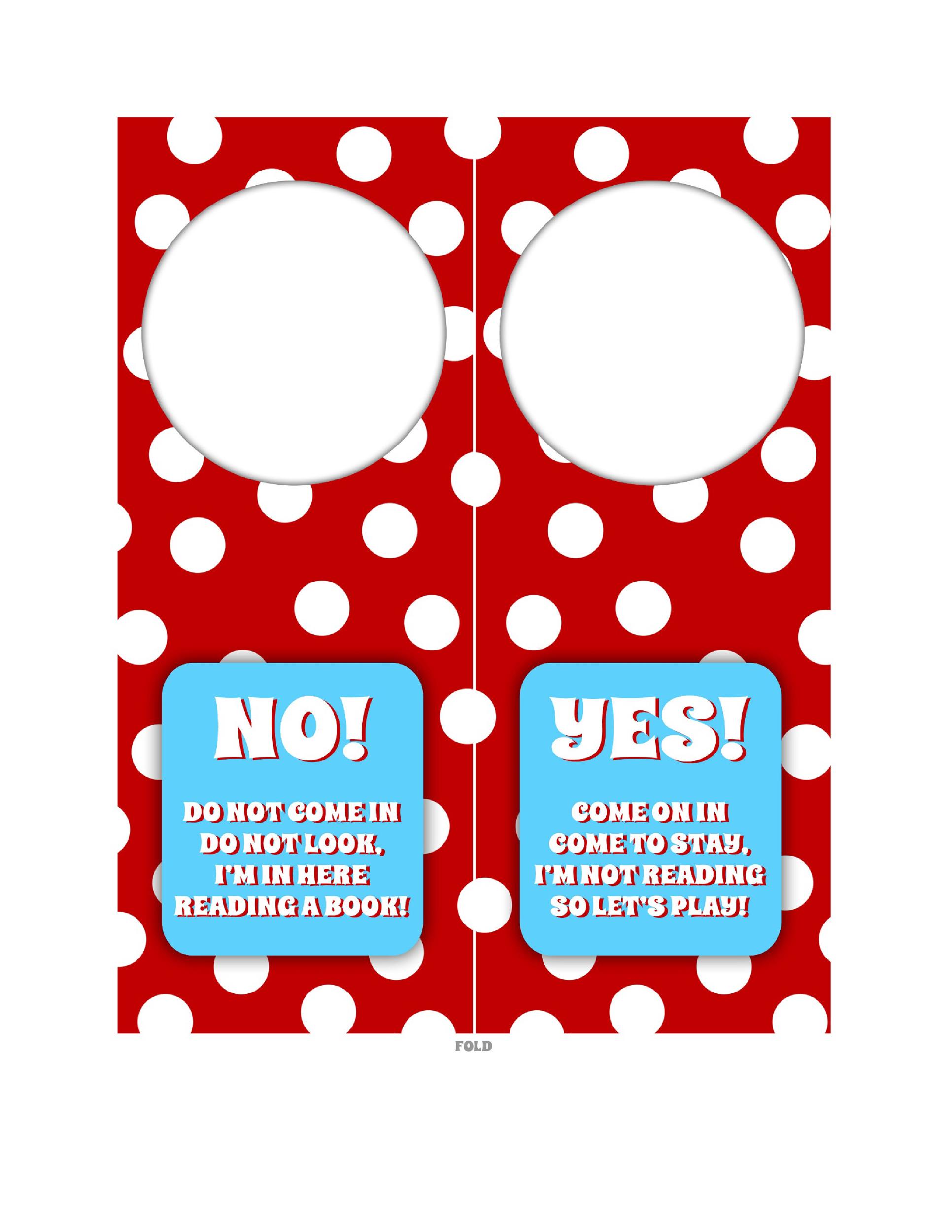 Door Hanger Template 3