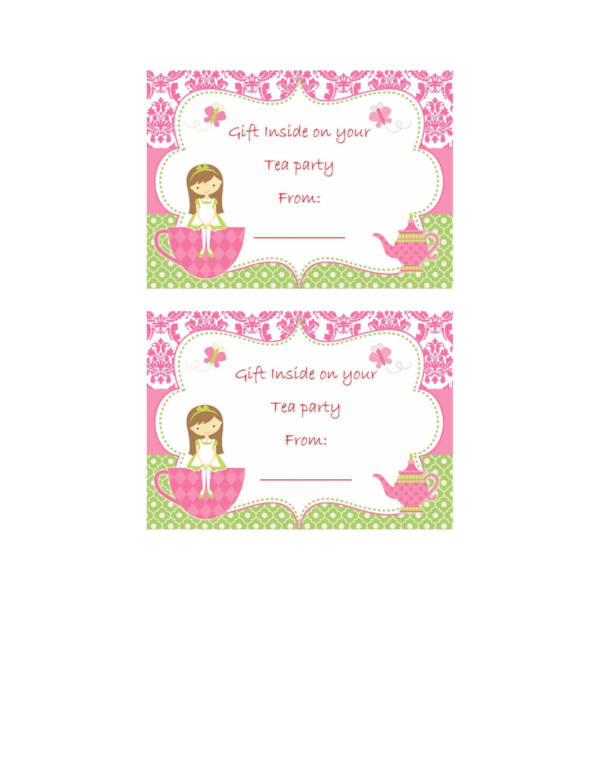 Free Printable Birthday Gift Tag Template