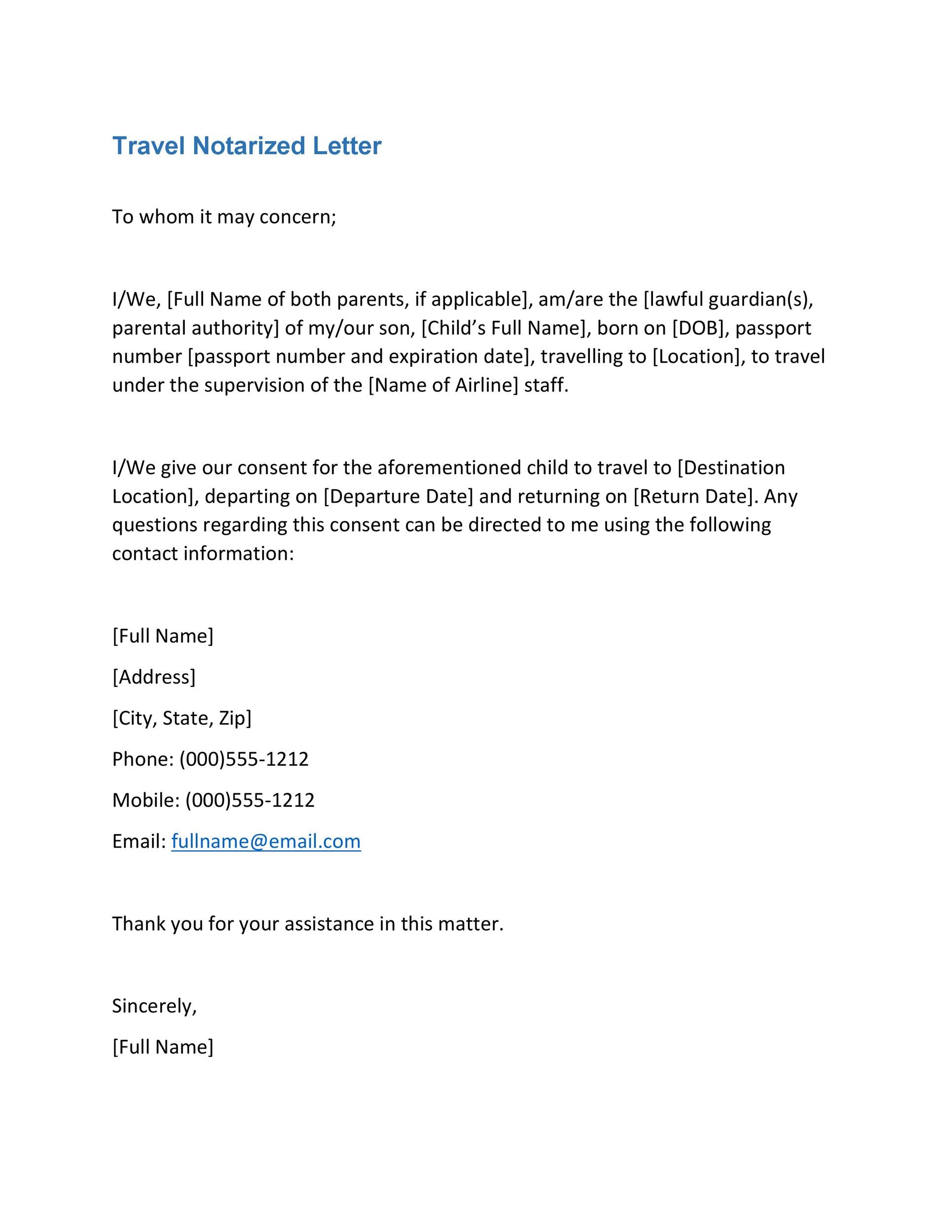 30-professional-notarized-letter-templates-templatelab
