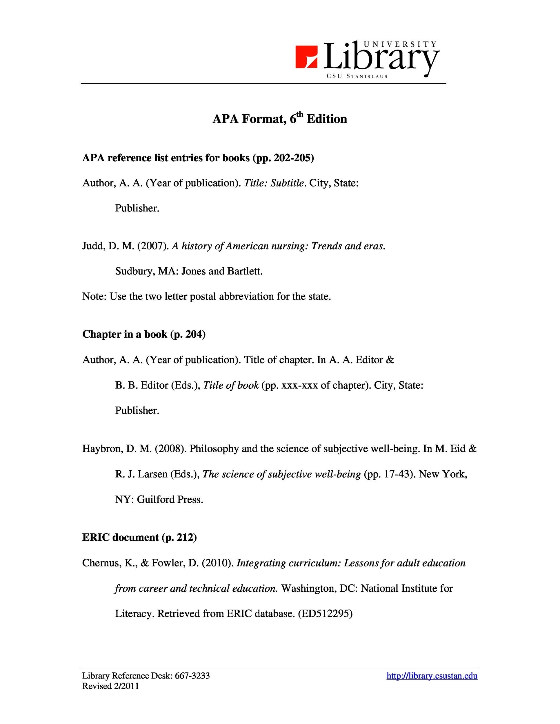 Apa Document Template Word