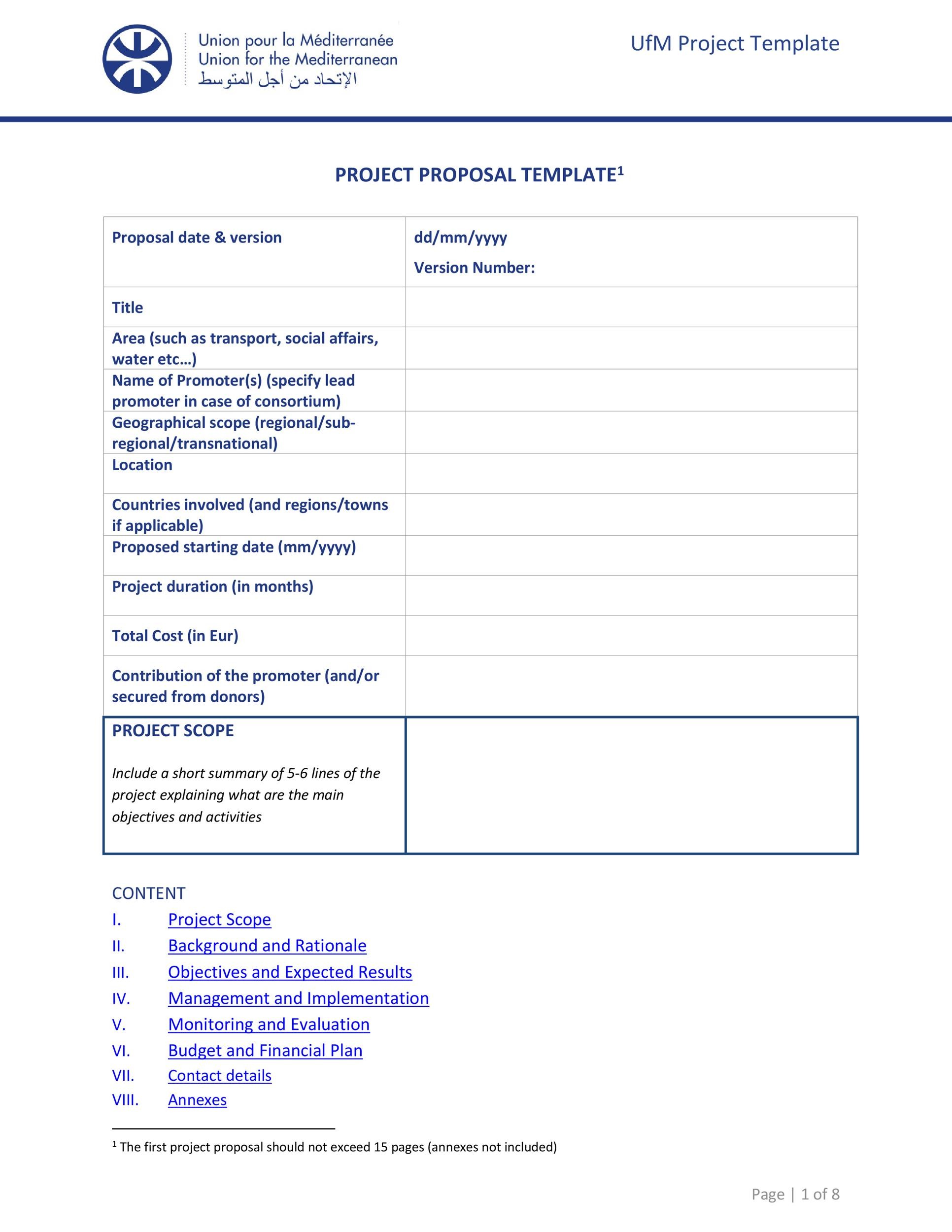 43 Professional Project Proposal Templates Template Lab