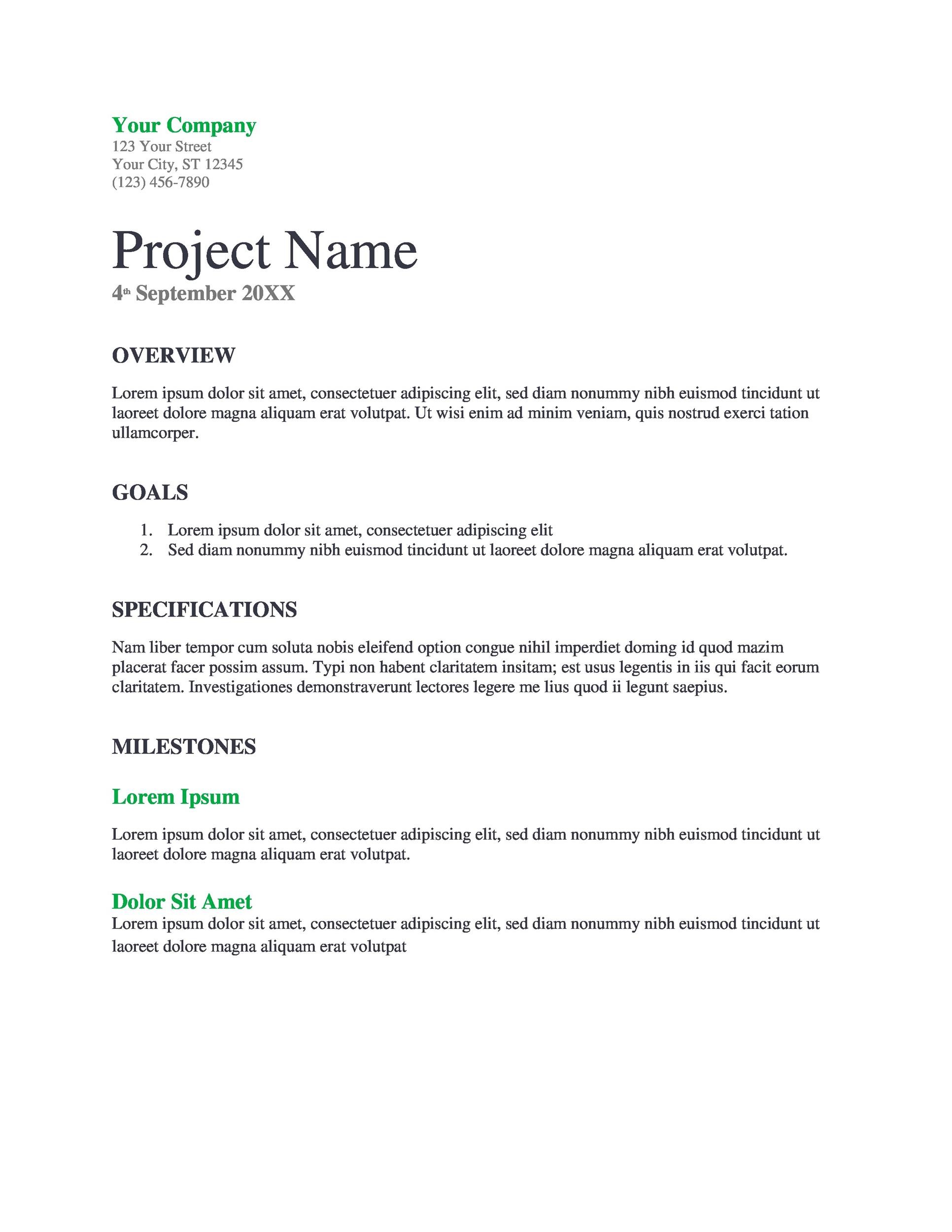 43 Professional Project Proposal Templates ᐅ TemplateLab